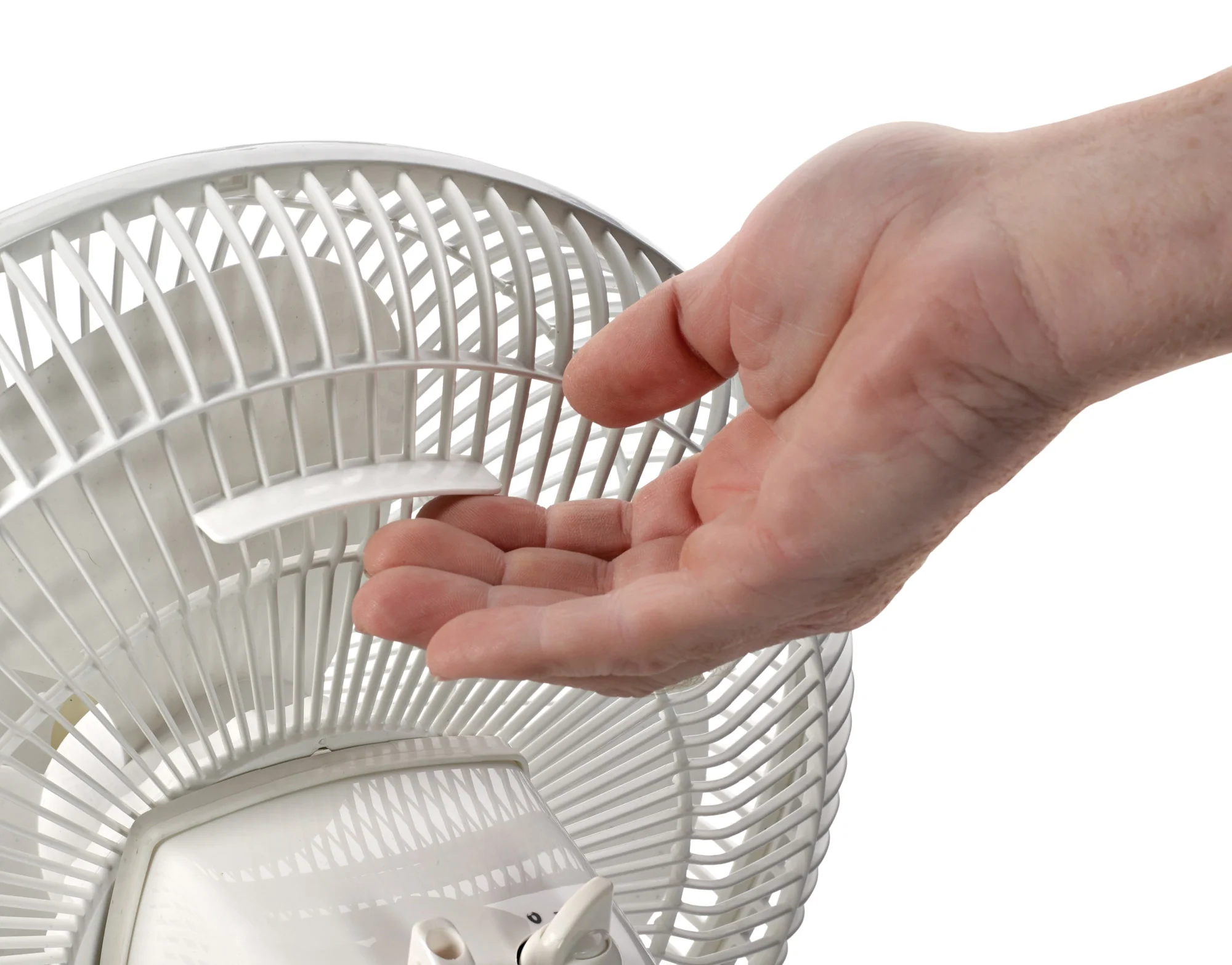 Lasko 12" 3-Speed Oscillating Table Fan with Tilt-Back, 2012, White - Image 7