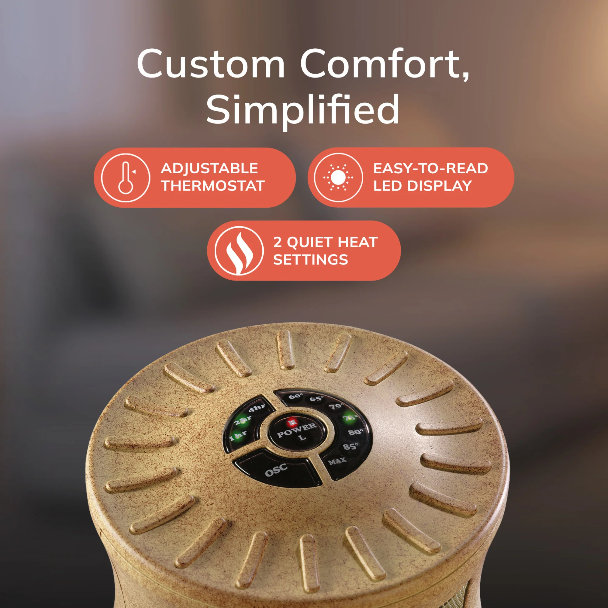Designer Series Oscillating Ceramic Heater - Image 5