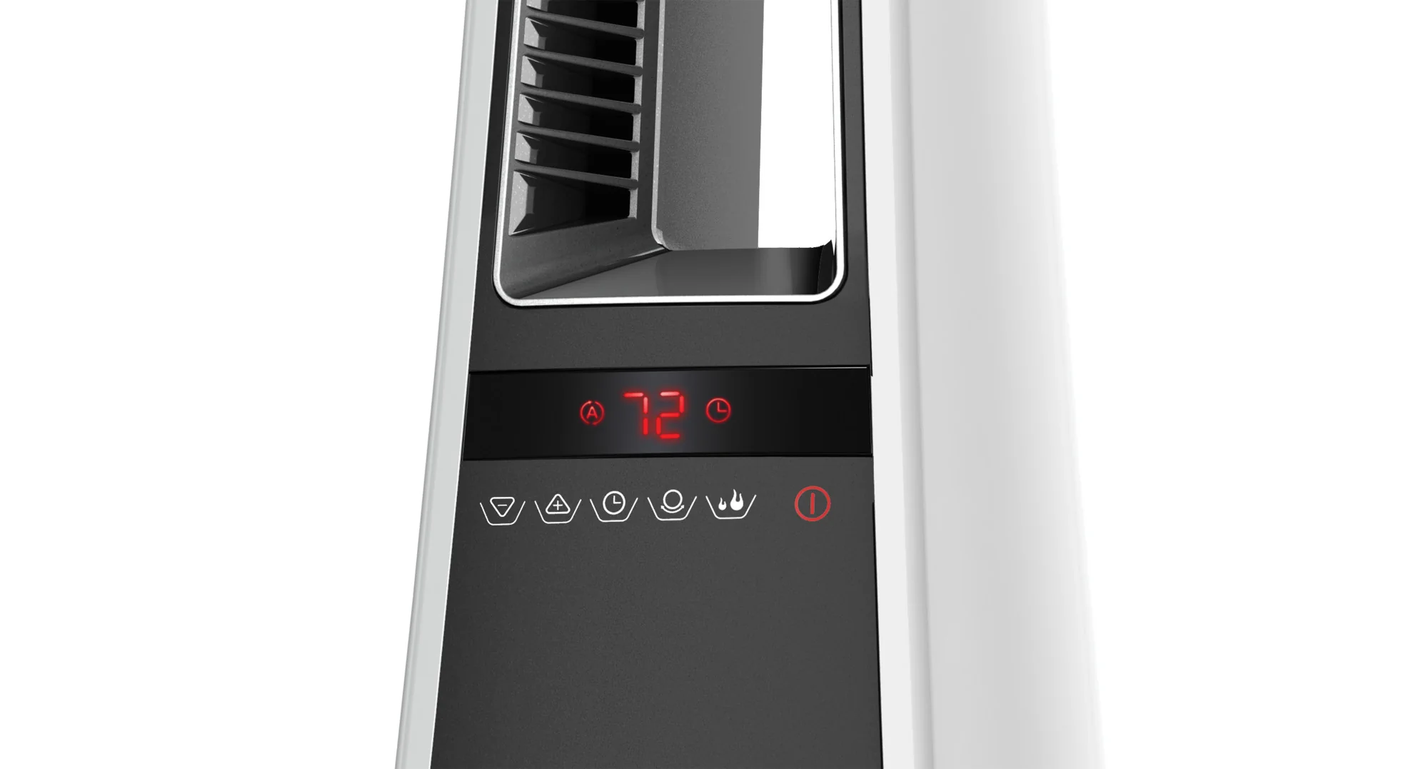 Lasko 1500W Bladeless Ceramic Tower Space Heater with Remote, AW315, Gray - Image 2