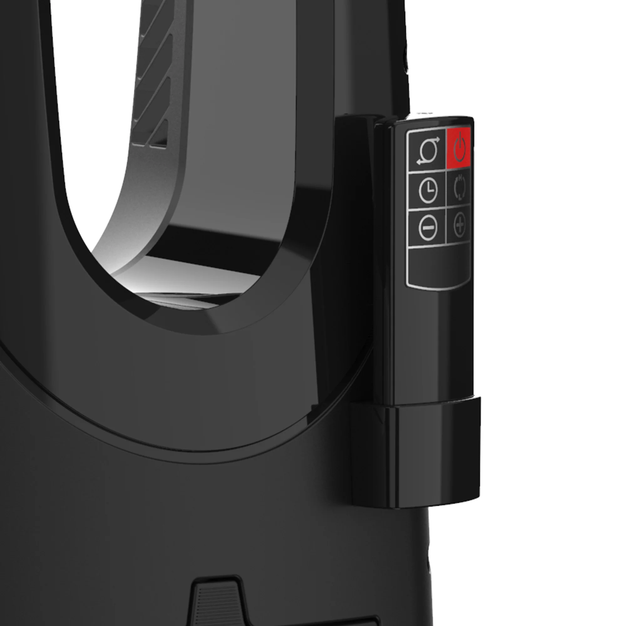 Lasko 1500W Bladeless Tower Heater with Tip Over Switch and Remote Control, CW210, black - Image 11