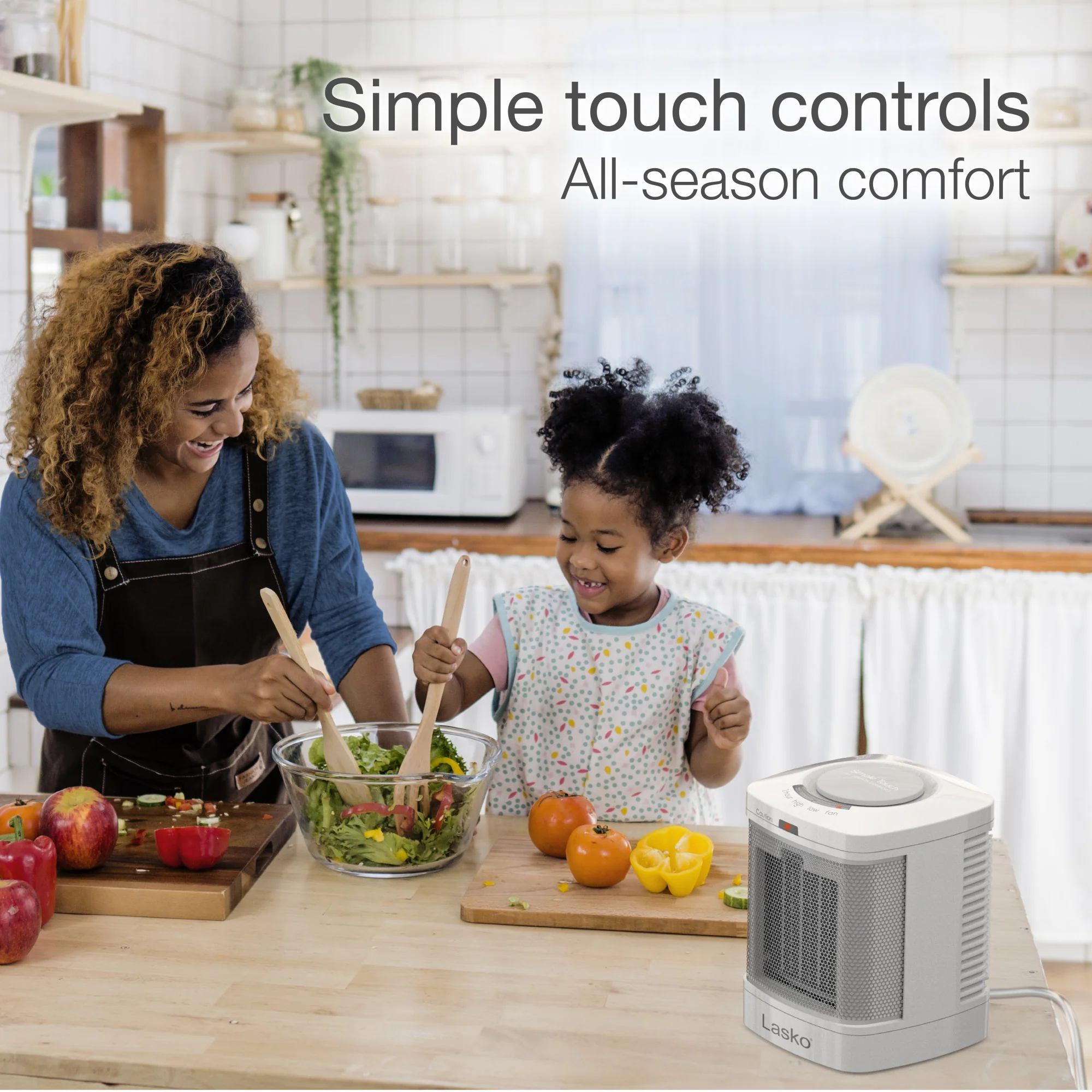 Ceramic Bathroom Space Heater with Fan - Image 3