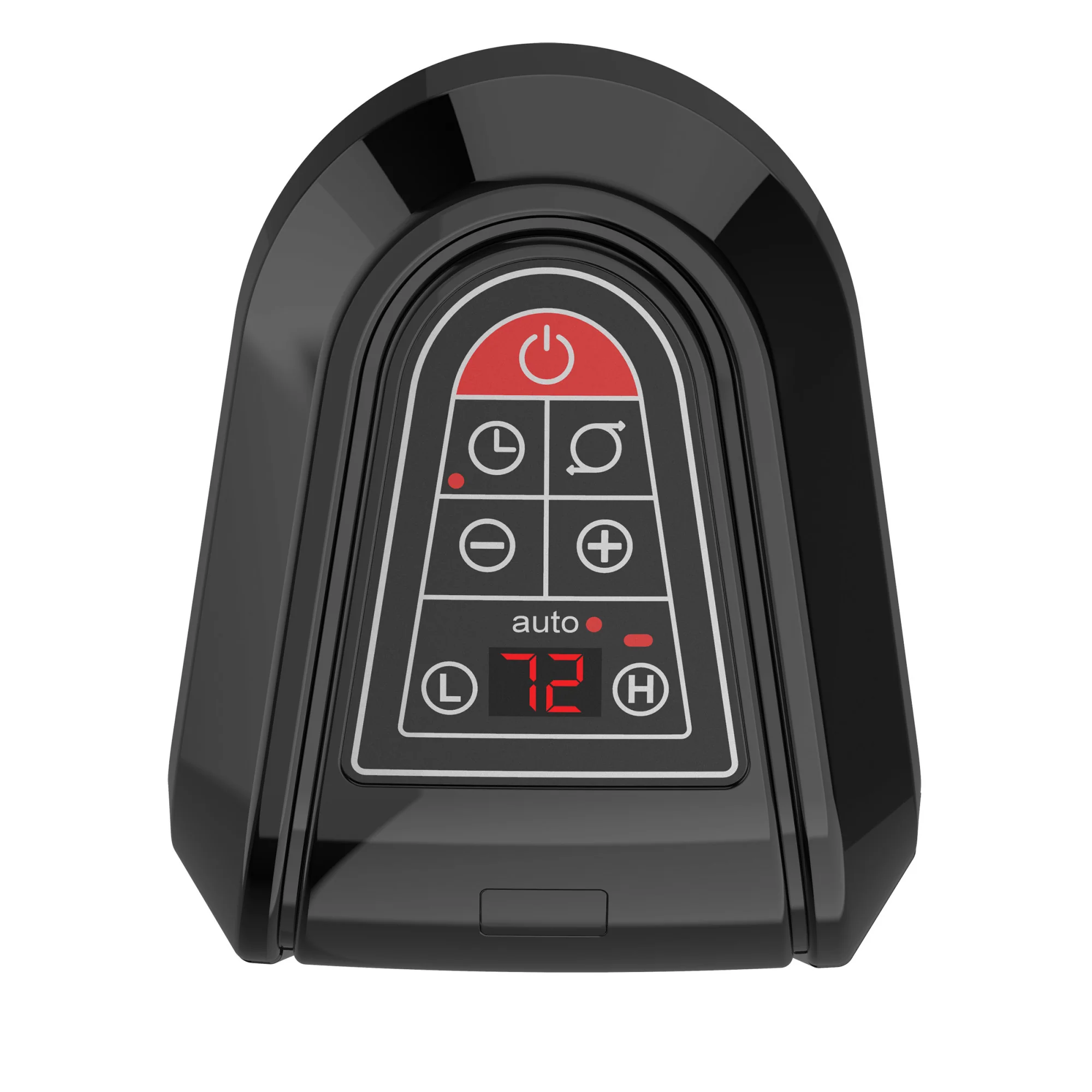 Lasko 16" Digital Ceramic Tower Heater with Remote (black, model CT16670) - Image 9