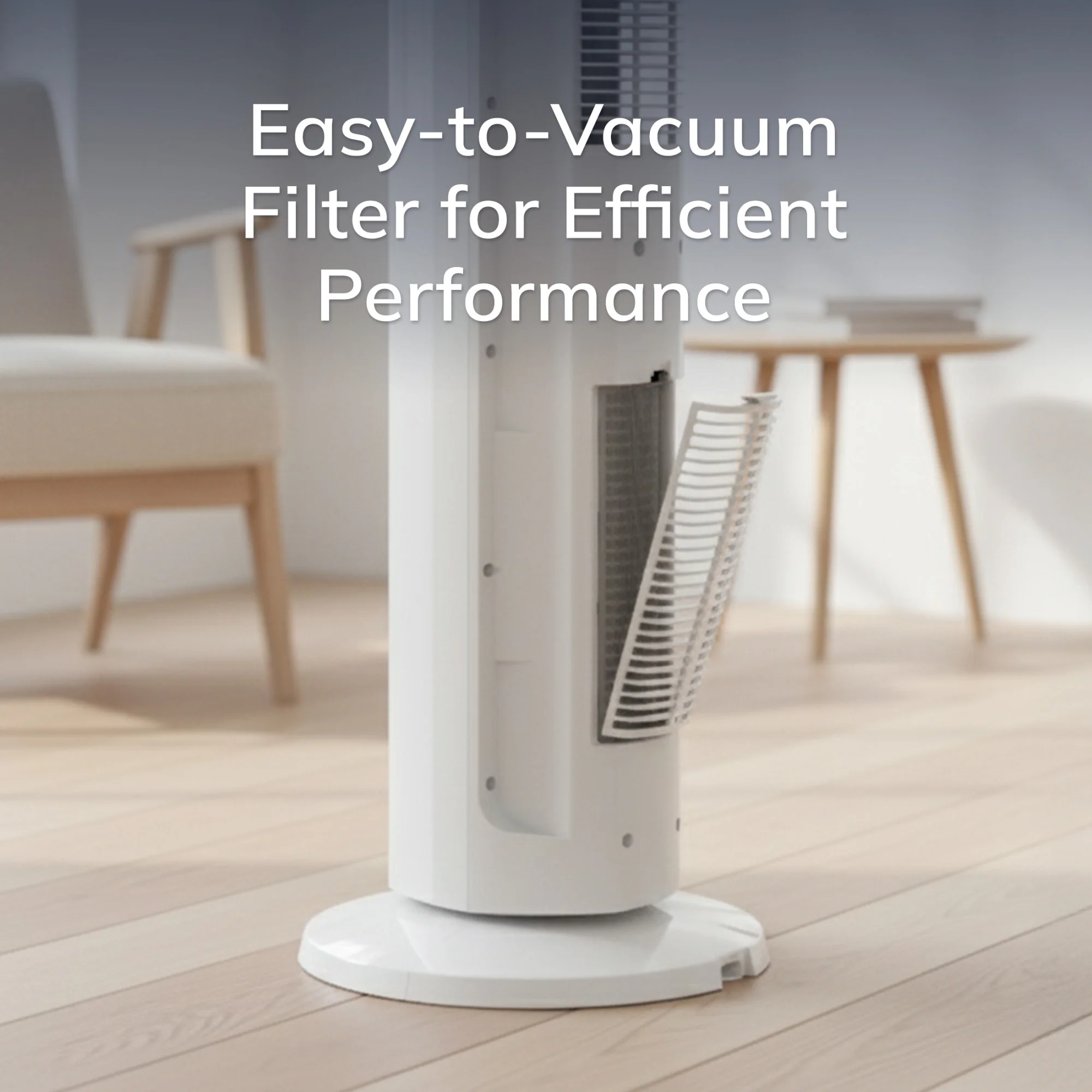 Lasko 1500W Electric All Season Tower Fan & Space Heater with Timer and  Remote, FH500, White - Image 8