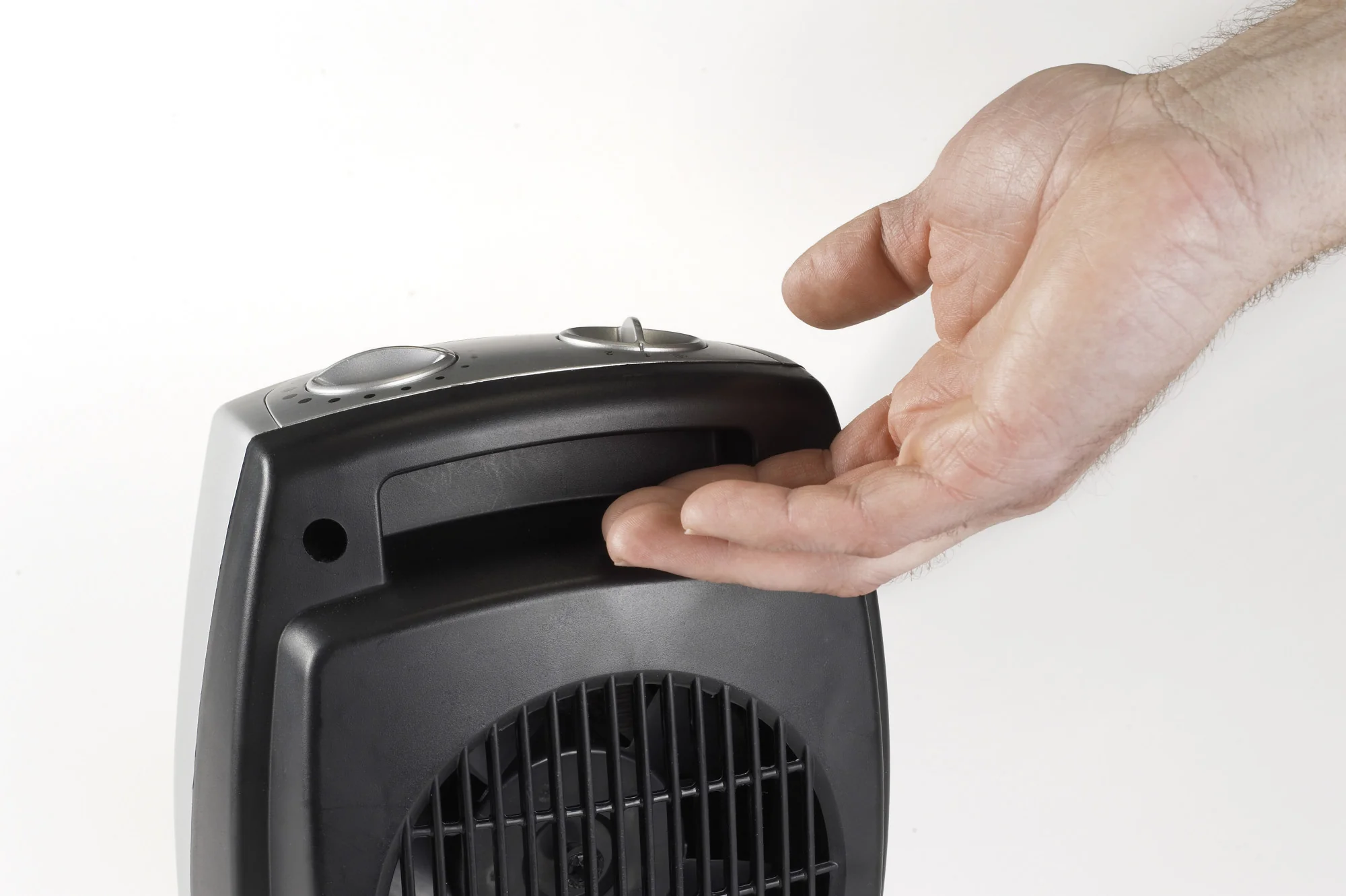 Lasko 1500W Electric Ceramic Space Heater with Adjustable Thermostat, 754200, Silver - Image 10