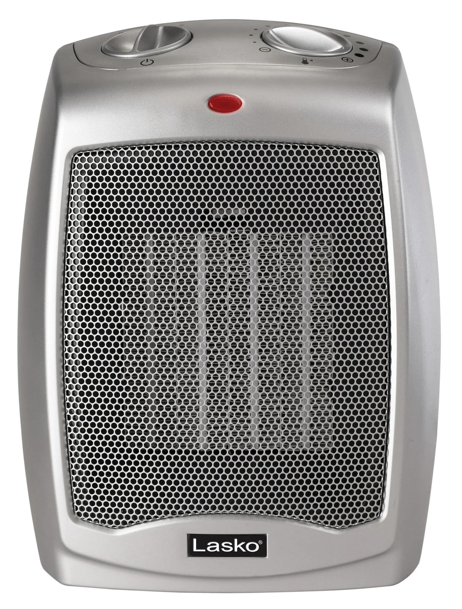 Lasko 1500W Electric Ceramic Space Heater with Adjustable Thermostat, 754200, Silver - Image 8