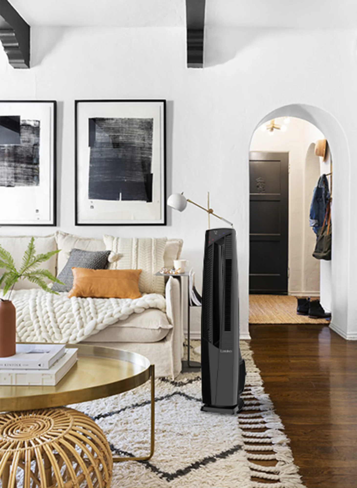 Lasko 1500W Electric Oscillating All Season Tower Fan and Space Heater with Remote, FHV801, Black - Image 12