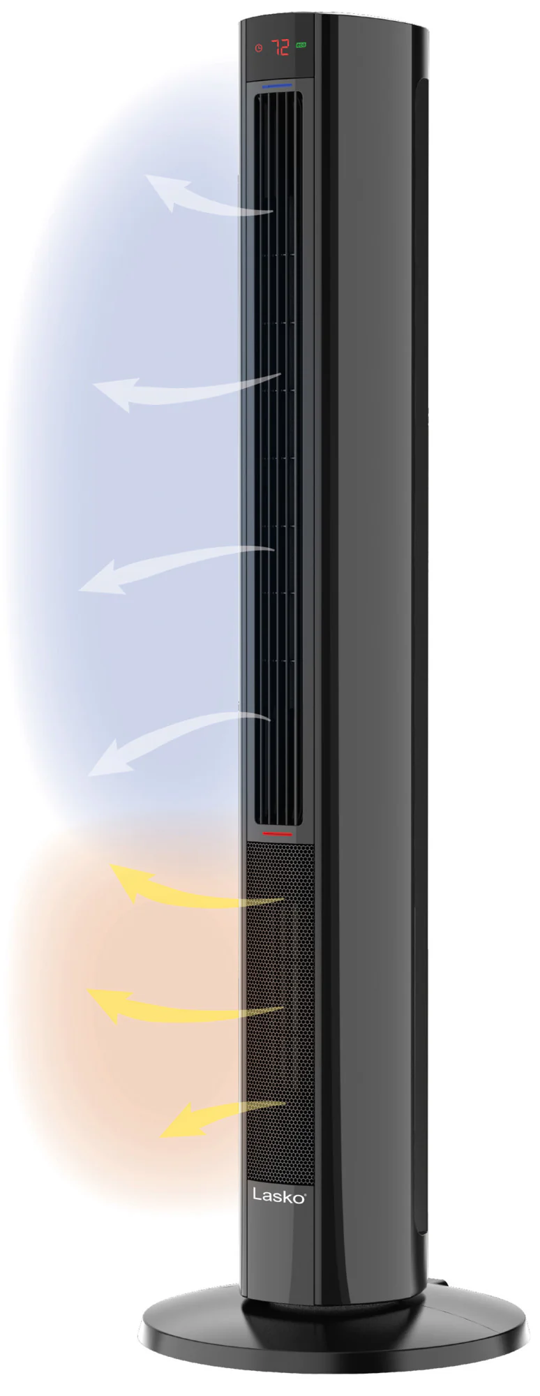 Lasko 1500W Oscillating All Season Tower Fan & Space Heater with Timer & Remote, FH610, Black - Image 11