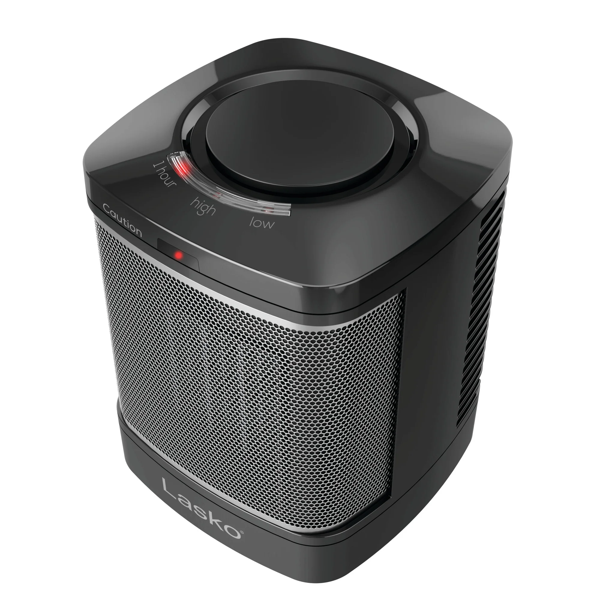 Lasko 1500W Tabletop Ceramic Space Heater with One Hour Timer, CD08500, Black - Image 4