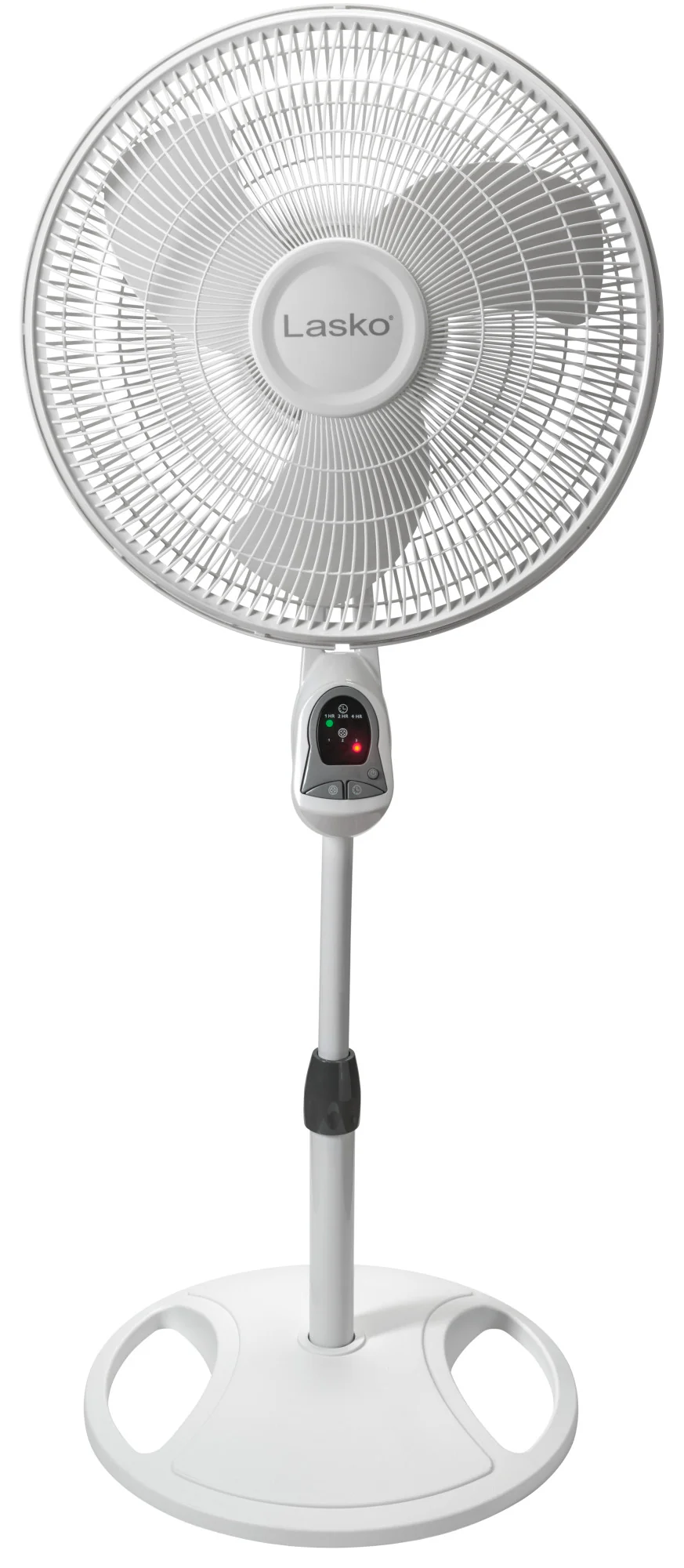 Lasko 16" 3-speed Pedestal Fan with Remote & Timer (white, model 1646) - Image 7