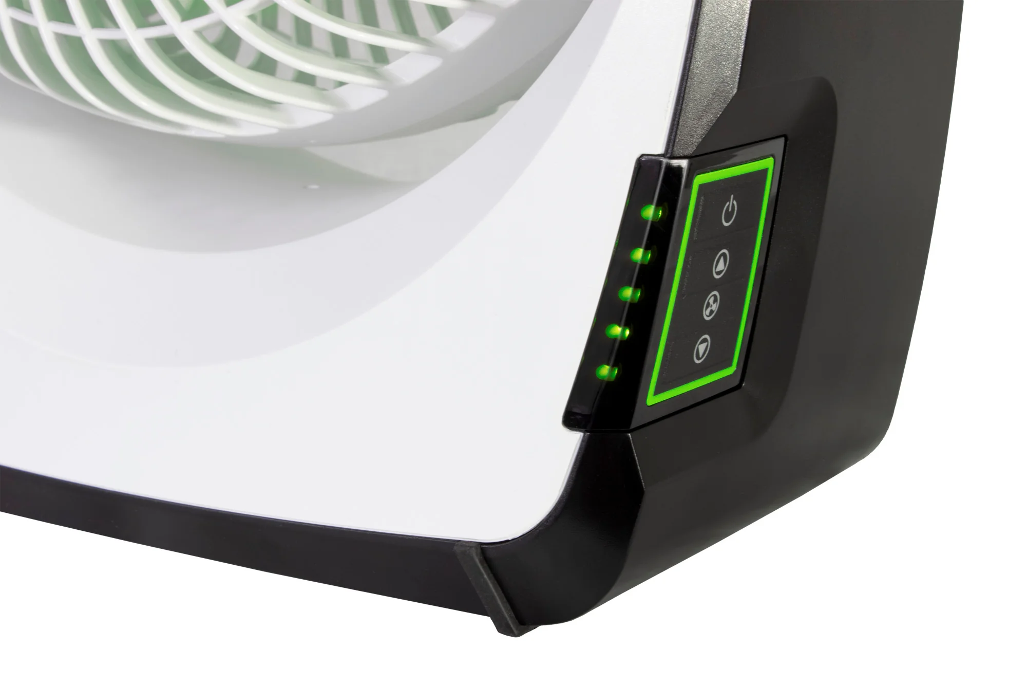 Lasko 17" 5-Speed Portable Battery Fan with 18V Lithium Ion Battery and Adapter, RB200, White - Image 9