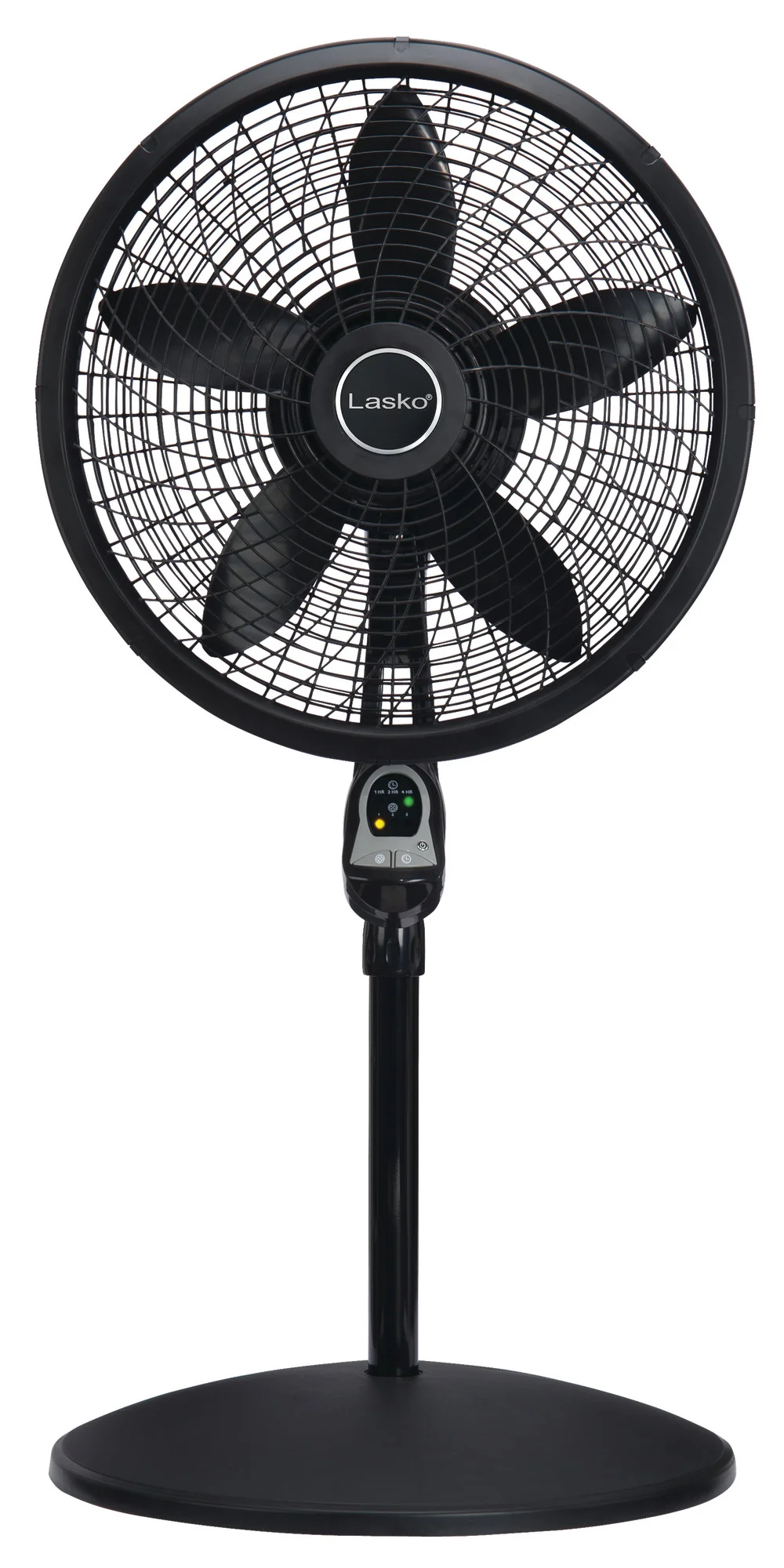 Lasko Cyclone® 18" 3-speed Pedestal Fan with Remote & Timer (black, model 1843) - Image 12