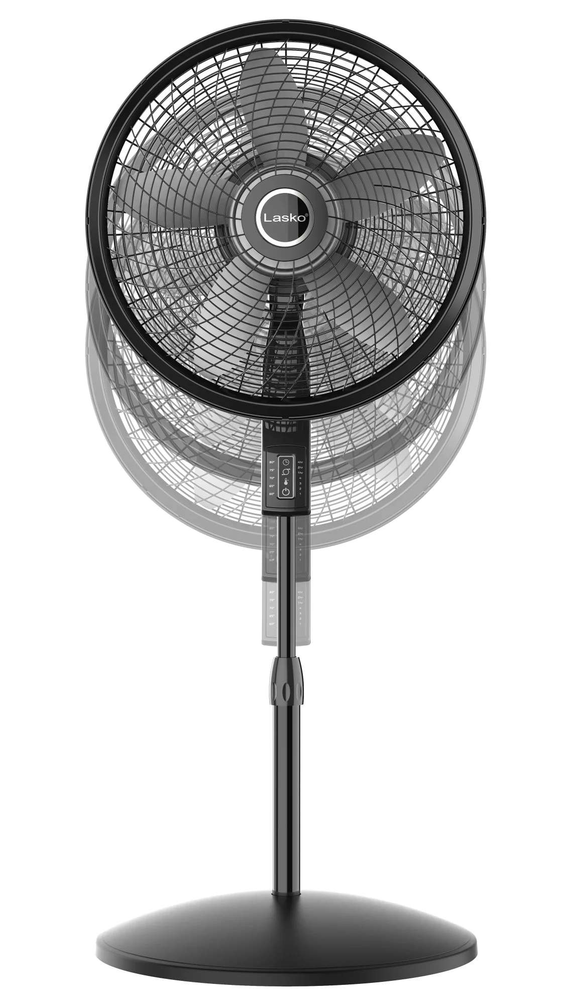 4-Speed Remote Control Large Room Stand Fan - Image 6