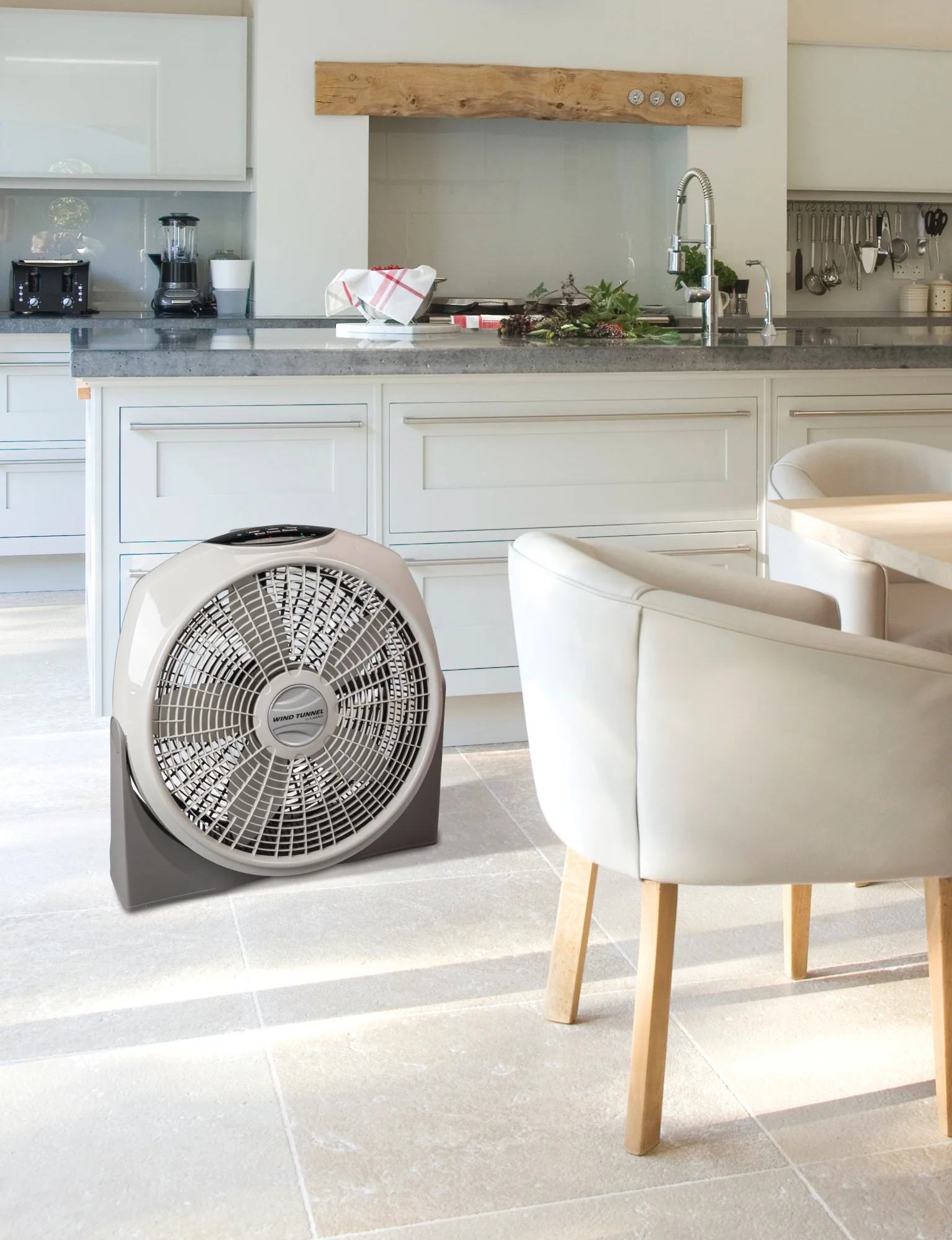 Lasko 20" Wind Tunnel 3-Speed Fan with Remote, A20700, Gray - Image 9