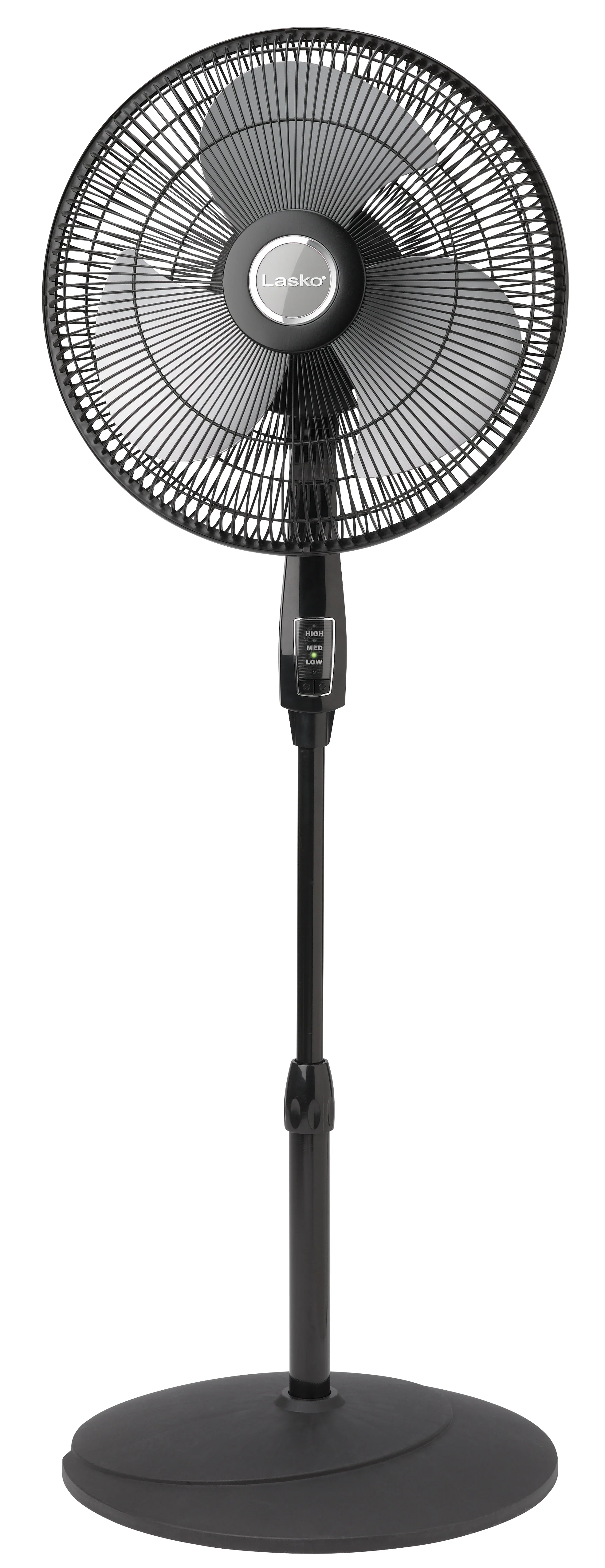Lasko Performance 16" 3-speed Pedestal Fan with Remote (black, model 2648)