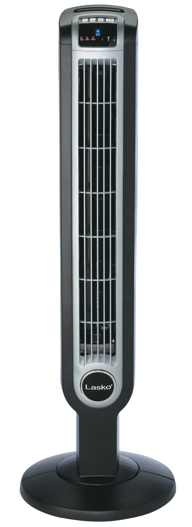 Lasko 36" Oscillating 3-Speed Tower Fan and Ionizer with Remote Control, 2505, Black - Image 3