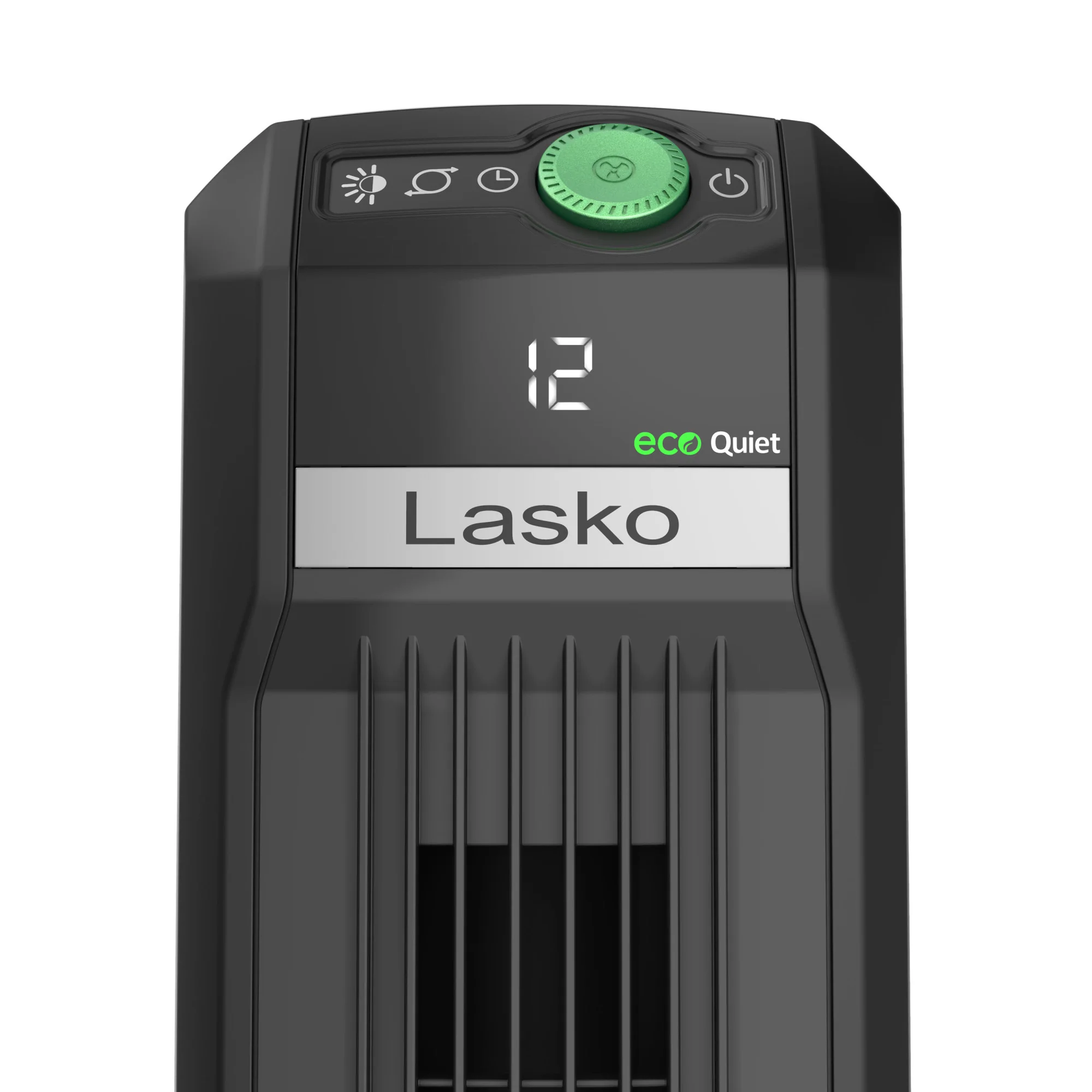 Lasko 42" 12-Speed EcoQuiet DC Motor Tower Fan with Remote Control, T42700, Black - Image 9