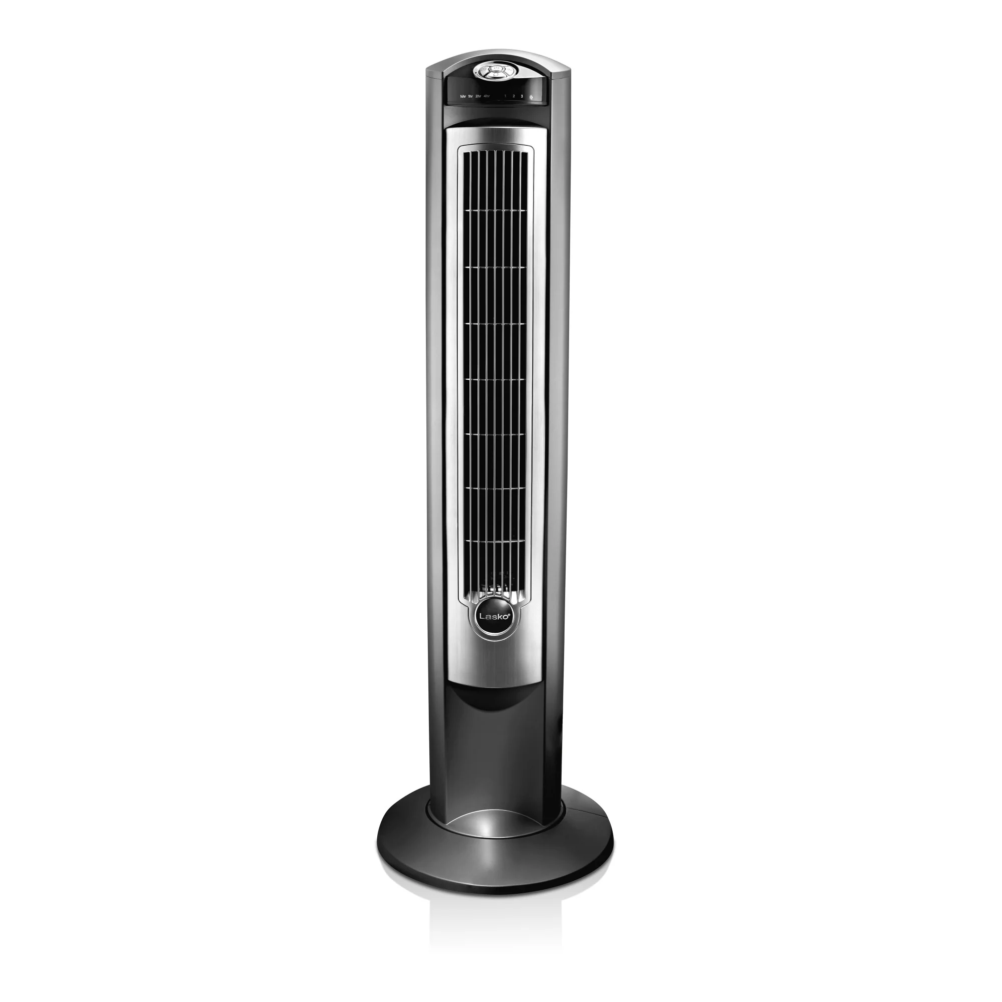 Lasko 42" Wind Curve Oscillating Tower Fan with Nighttime Setting and Remote, T42951, Silver - Image 7