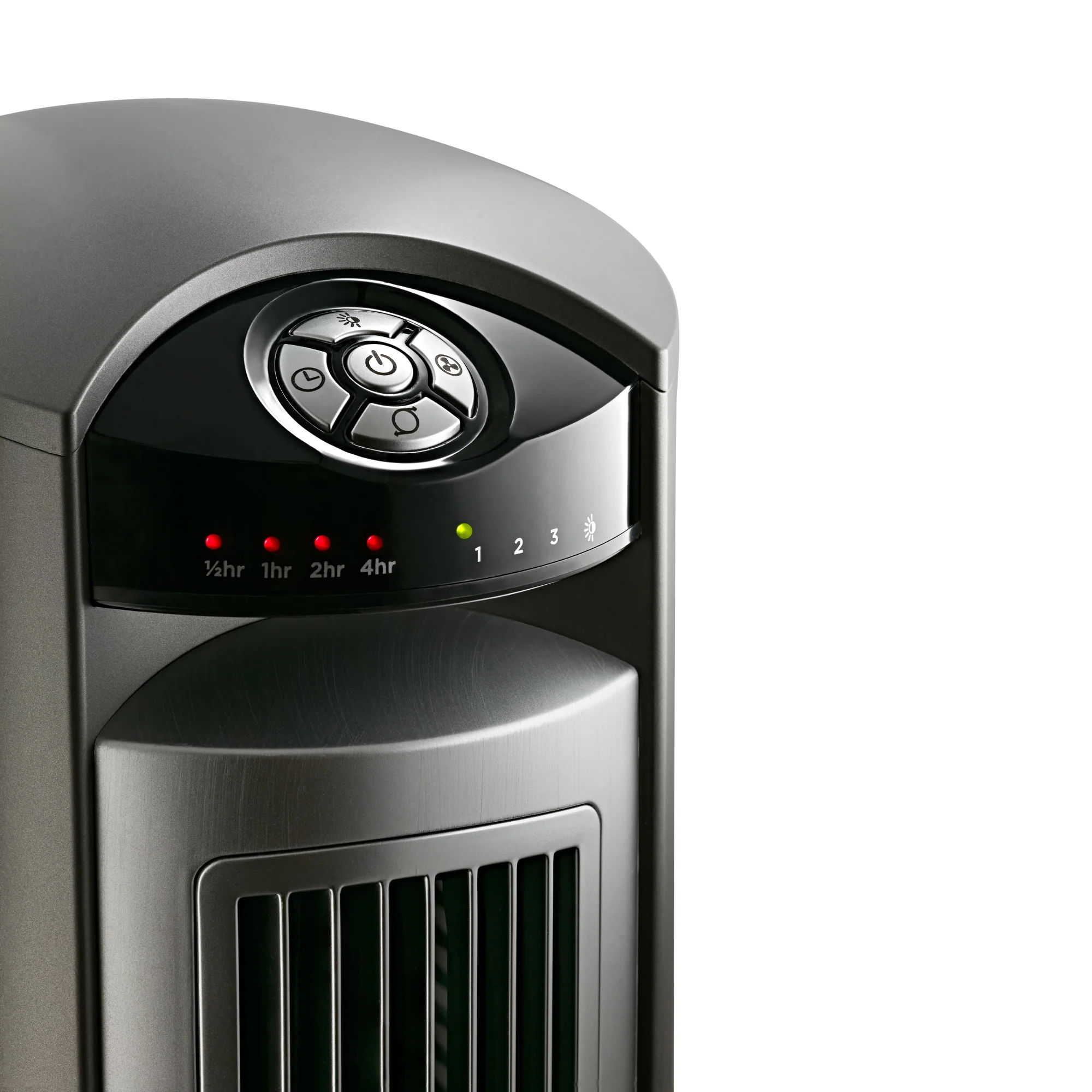 Lasko 42" Wind Curve Oscillating Tower Fan with Nighttime Setting and Remote, T42951, Silver - Image 8