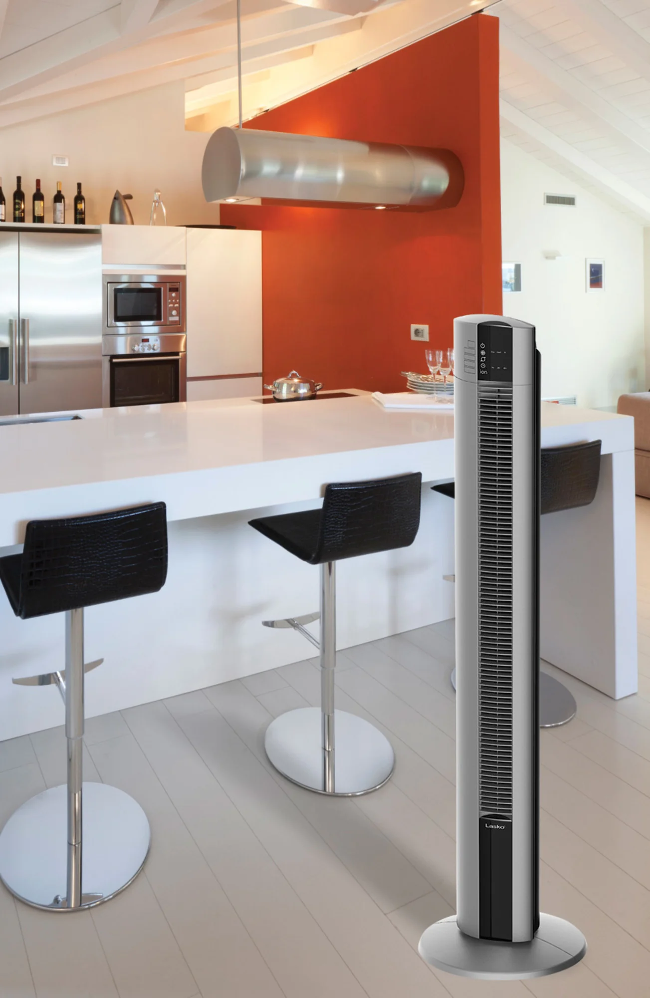 Lasko 48" Oscillating Tower Fan with Fresh Air Ionizer and Remote Control, T48310, Gray - Image 11