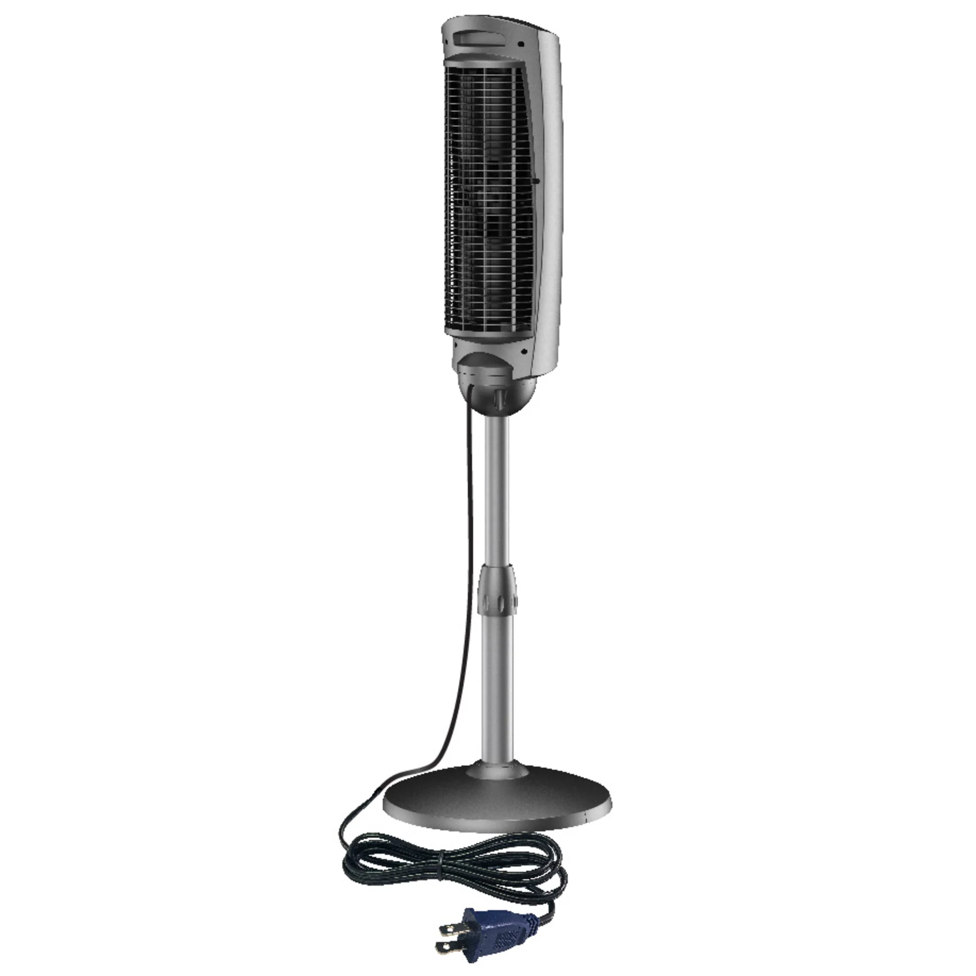 Lasko Space-Saving 3-speed Pedestal Tower Fan with Remote & Timer (gray, model 2535) - Image 10