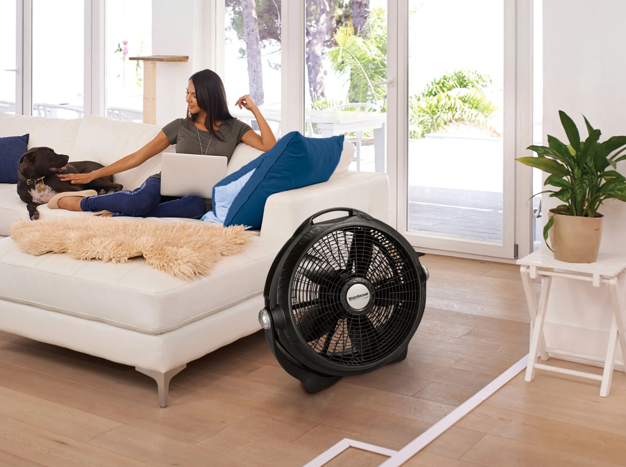 Lasko A20302 20" Wind Machine Air Circulator Floor Fan with 3 Speeds - Image 10