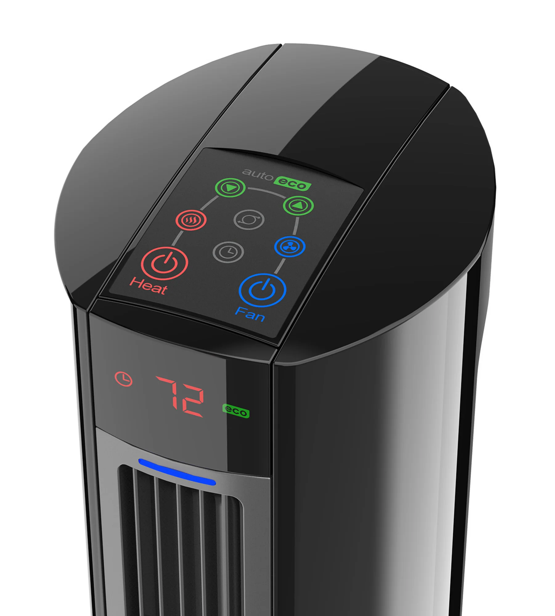 Lasko All Season Comfort Control Tower Fan and Space Heater with Remote Control, FH620, Black - Image 9