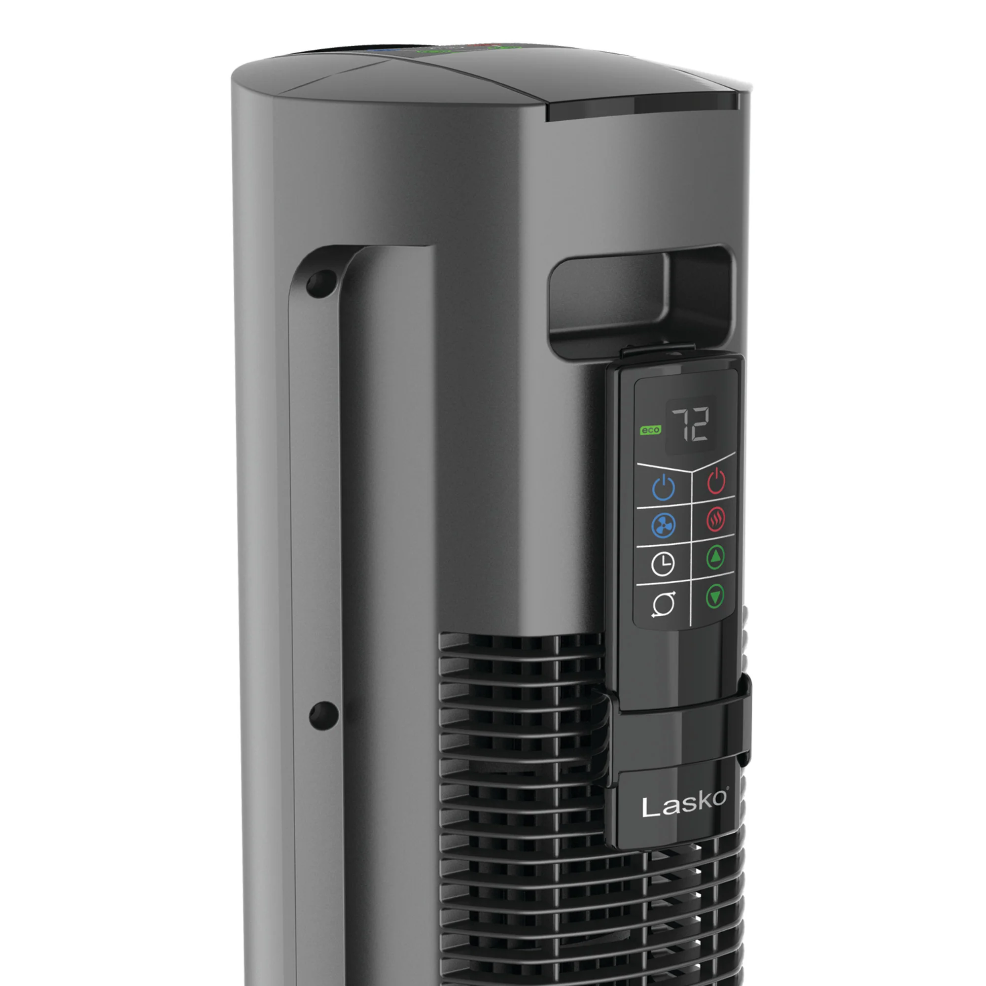 Lasko All Season Tower Fan and Space Heater with Remote, FH515, Black - Image 12