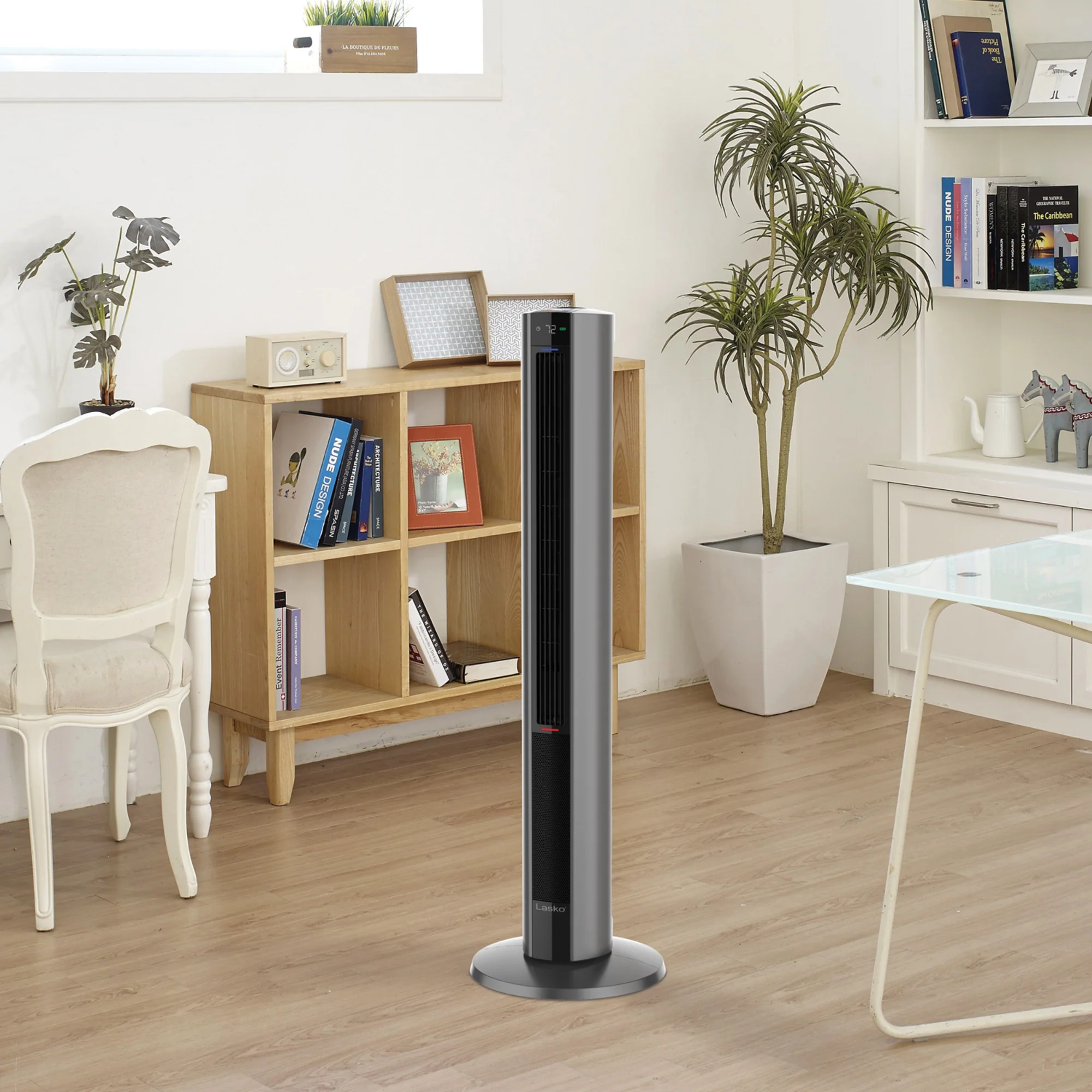 Lasko All Season Tower Fan and Space Heater with Remote, FH515, Black - Image 15