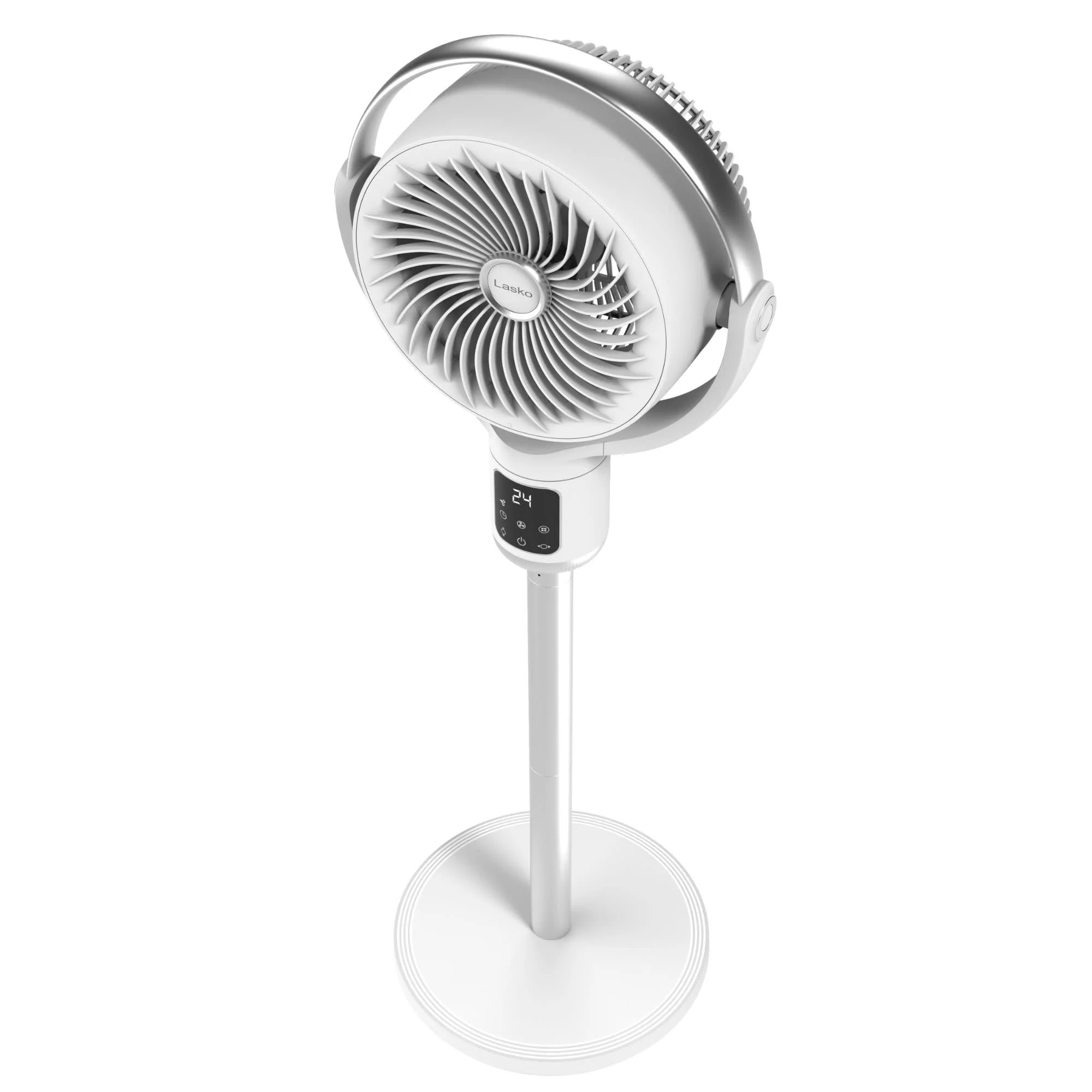 Lasko WhisperForce™ 24-speed DC Motor Pedestal Fan with Remote & Timer (white, model APDC301) - Image 17