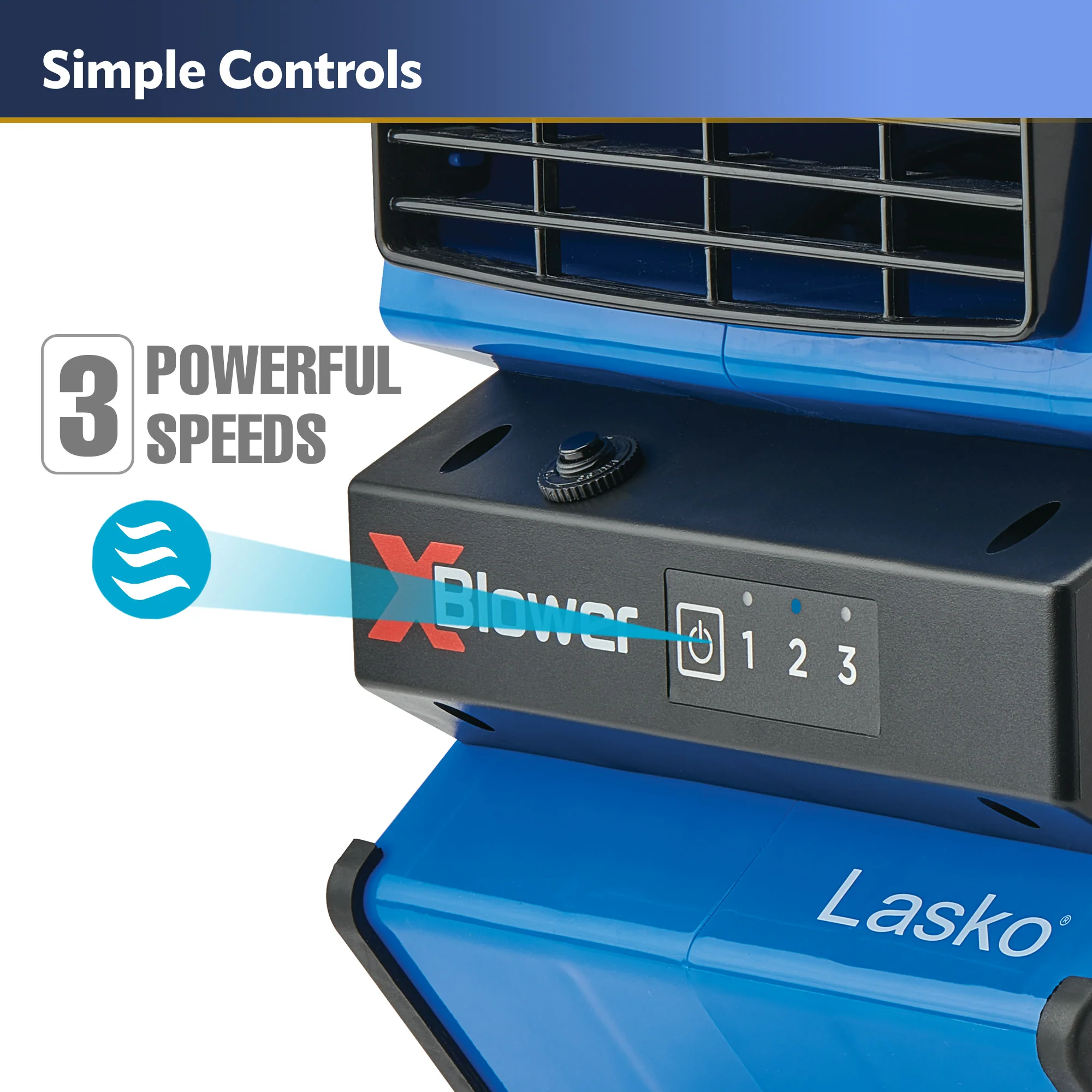 Lasko X12905 Multi-Position Utility Blower Floor Fan - Image 3