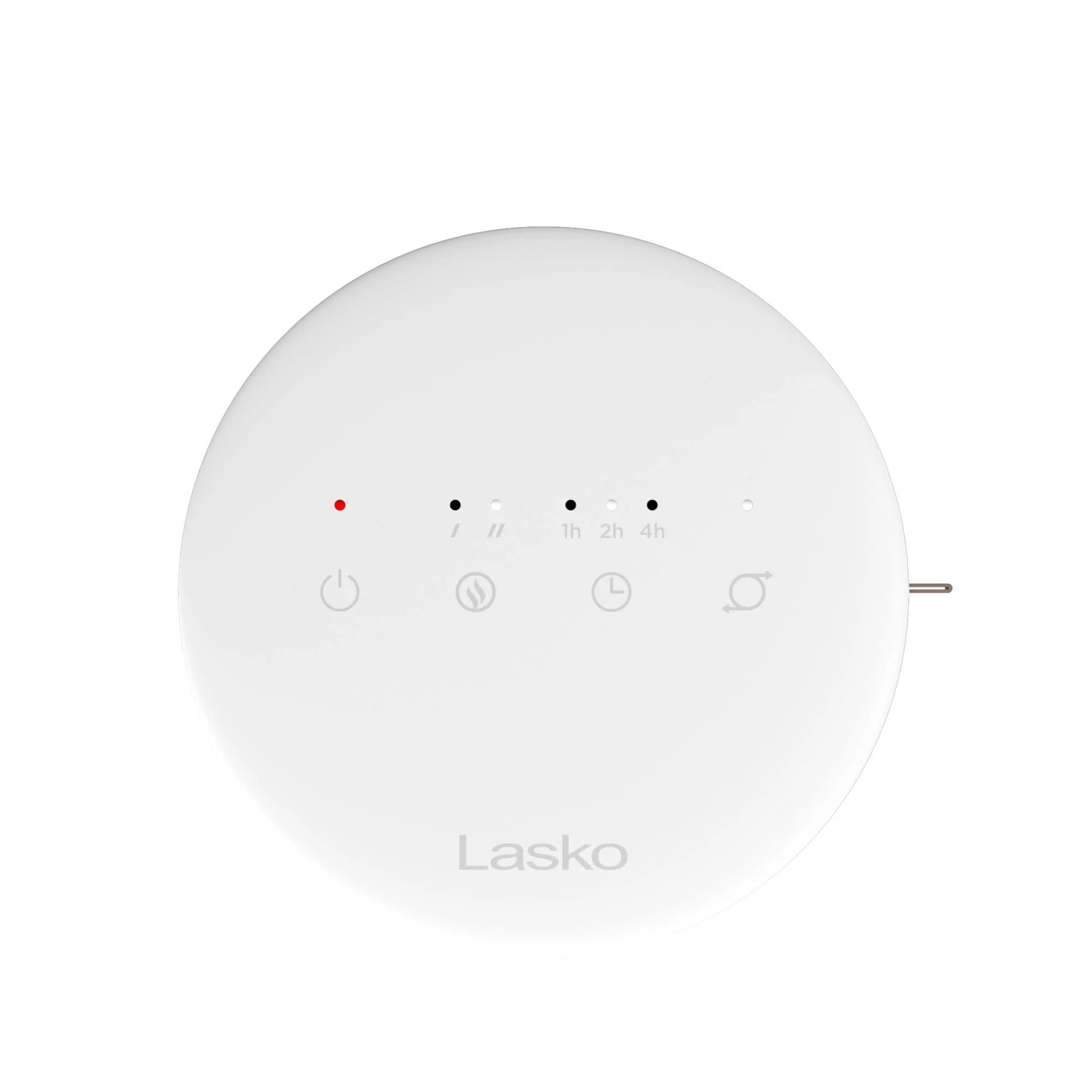 Lasko CD09475 9" Oscillating Personal Desktop Ceramic Space Heater with Tip-Over Switch: White - Image 8
