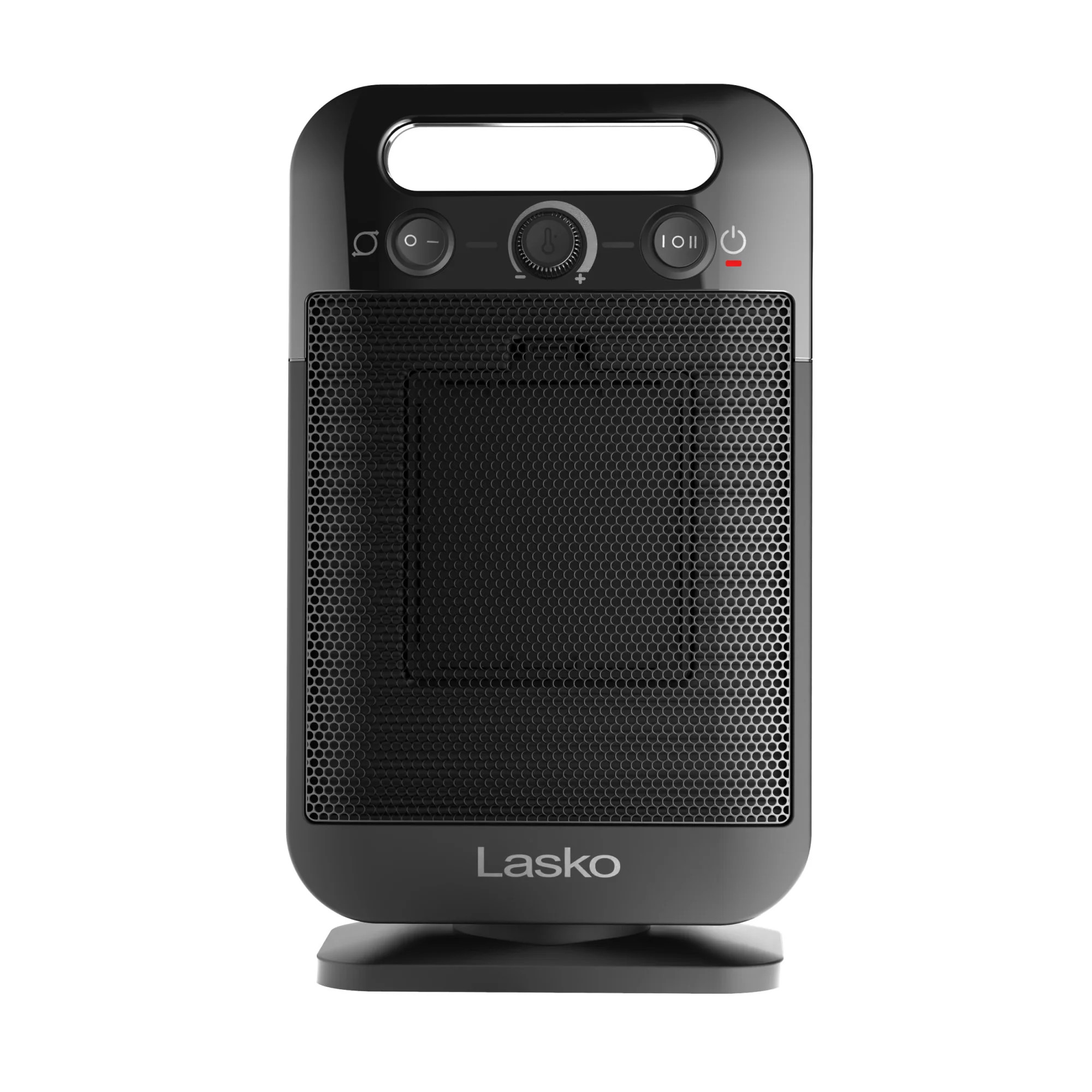 Lasko CD12100 Oscillating Personal Space Heater with Adjustable Thermostat, Black - Image 8