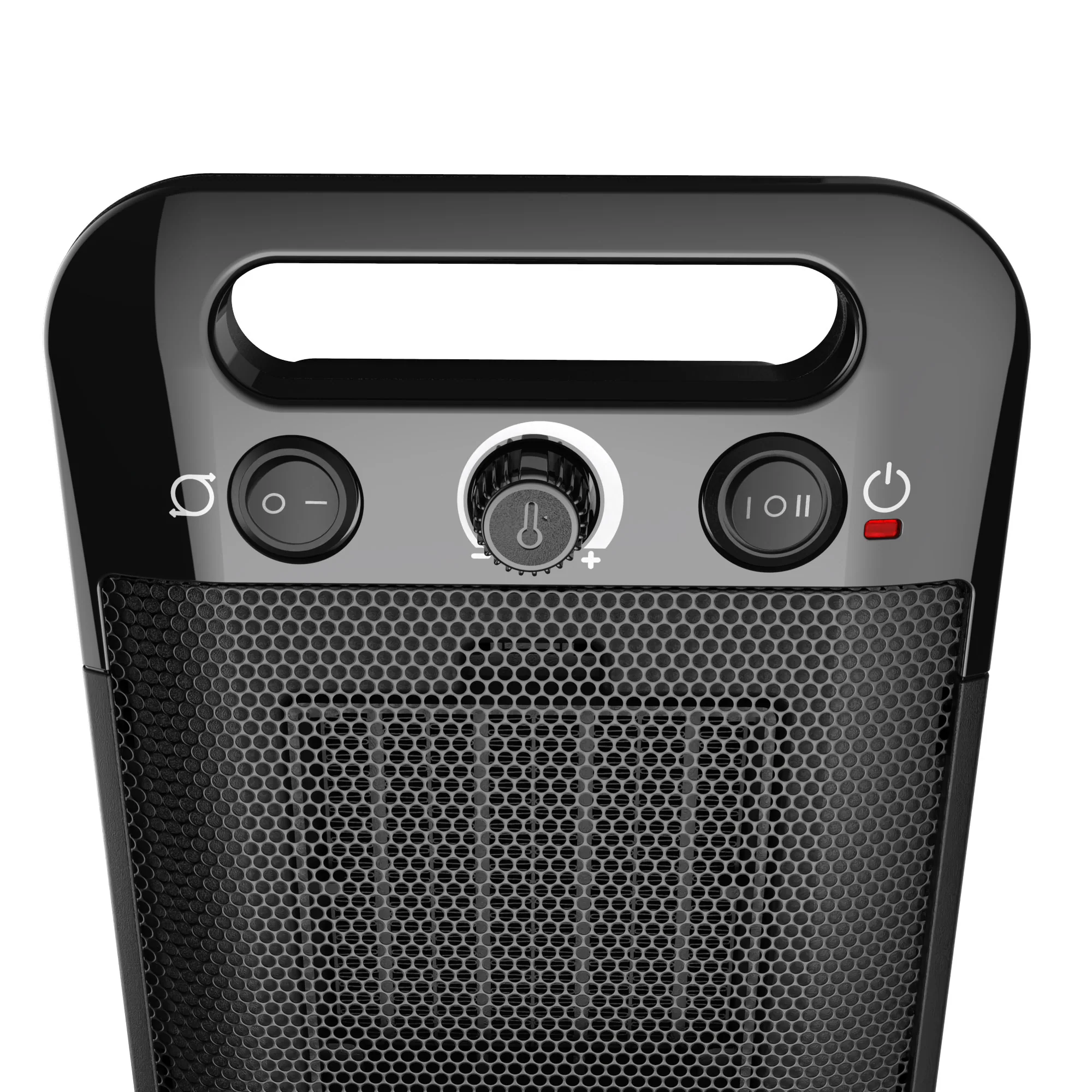 Lasko CD12100 Oscillating Personal Space Heater with Adjustable Thermostat, Black - Image 9