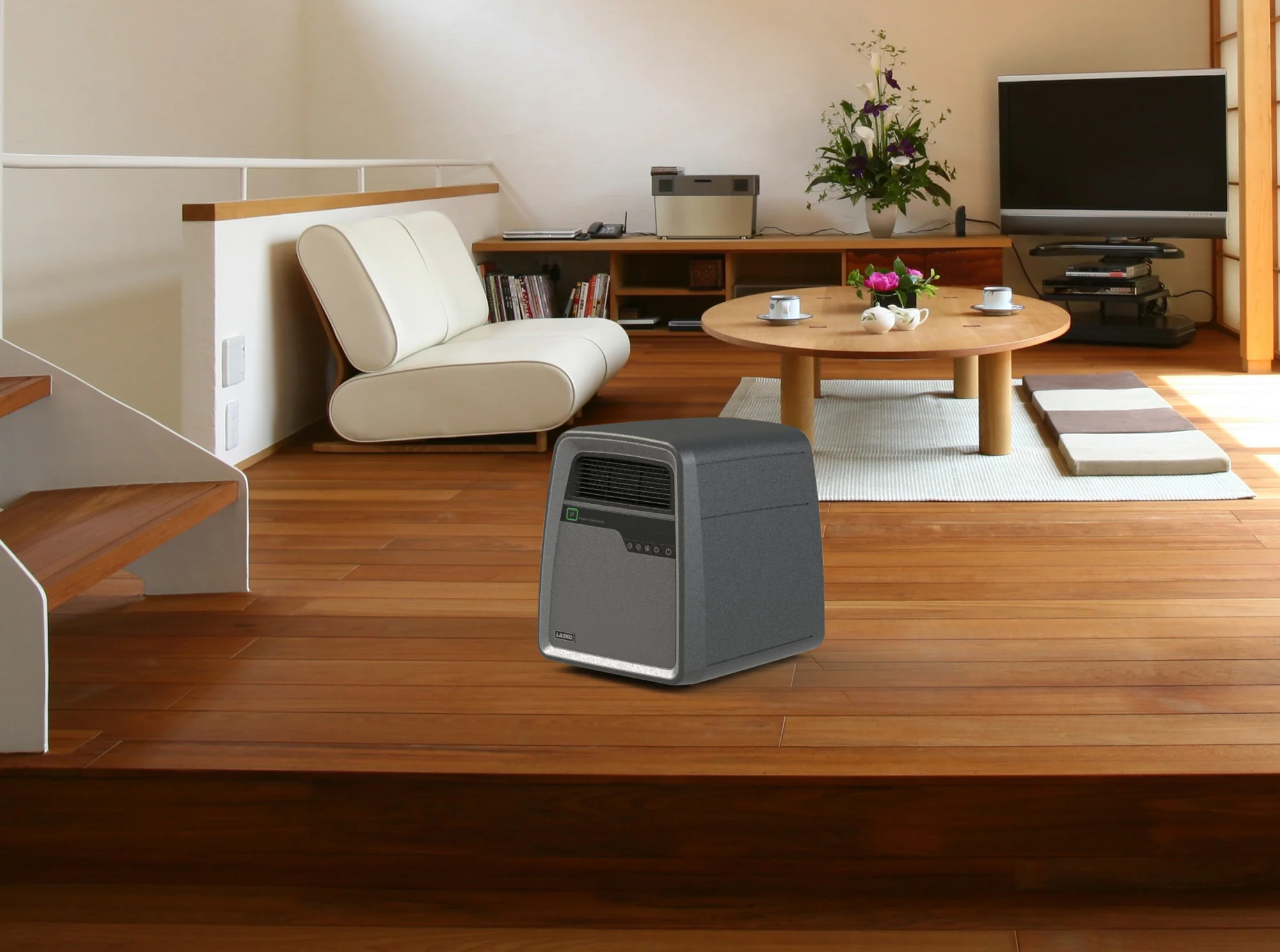 Lasko Cool-Touch Infrared Quartz Space Heater with Timer and Remote Control, 6101, Gray - Image 6