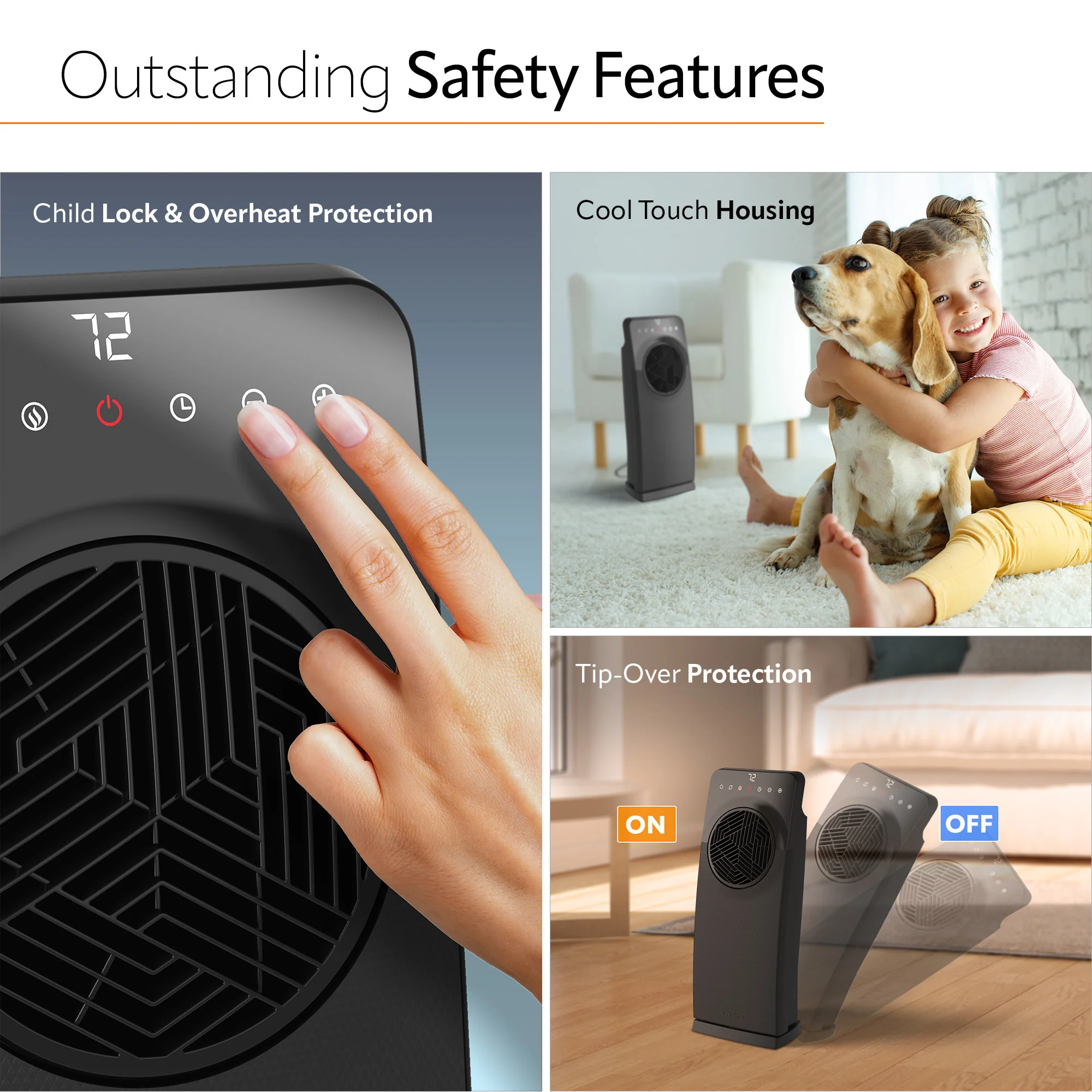 Lasko Elite Collection Revolution II Full-Room Ceramic Heater with Remote Control - Image 4