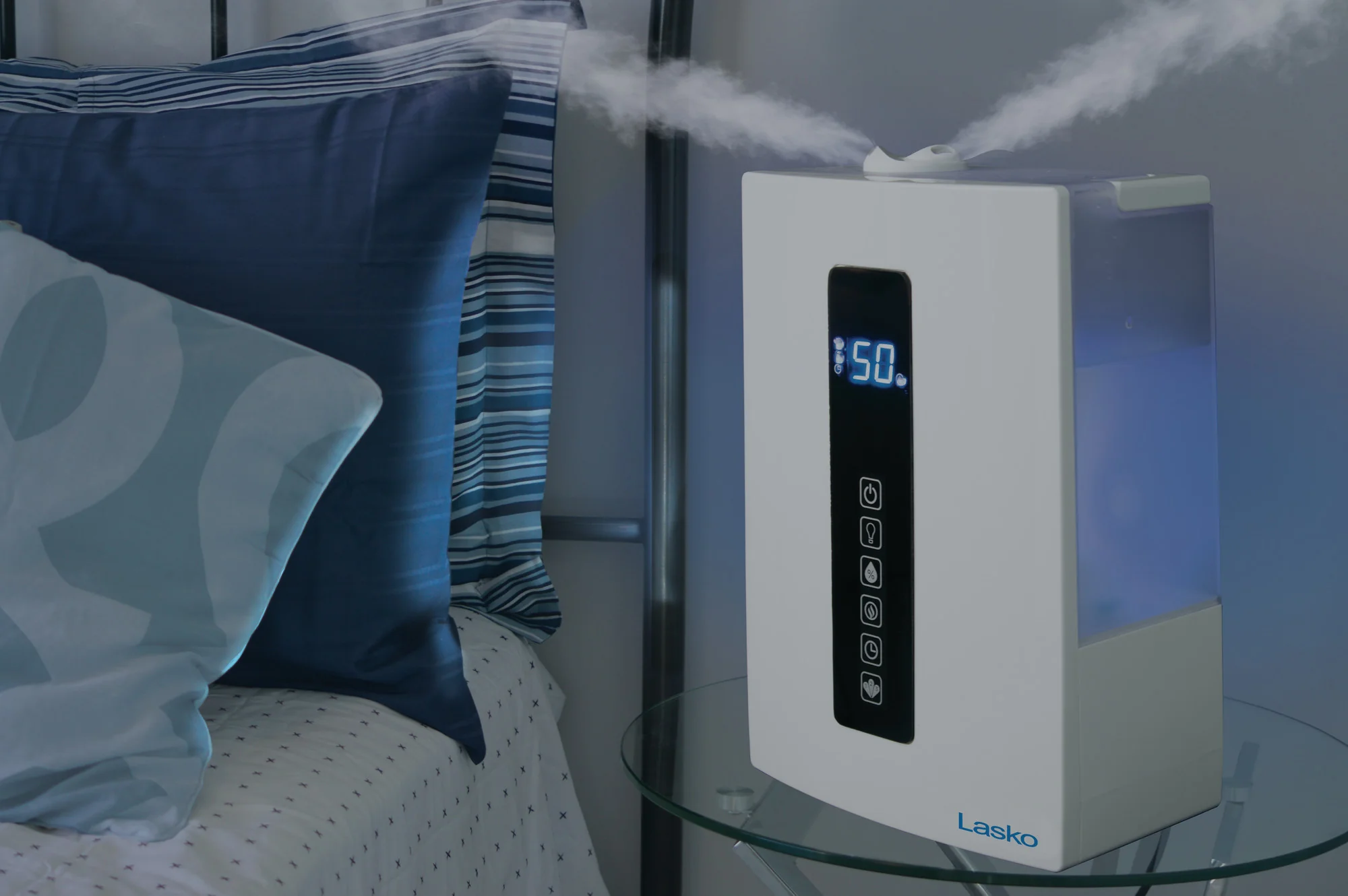 Lasko UH300 Quiet Ultrasonic Digital Warm and Cool Mist Humidifier - Image 8