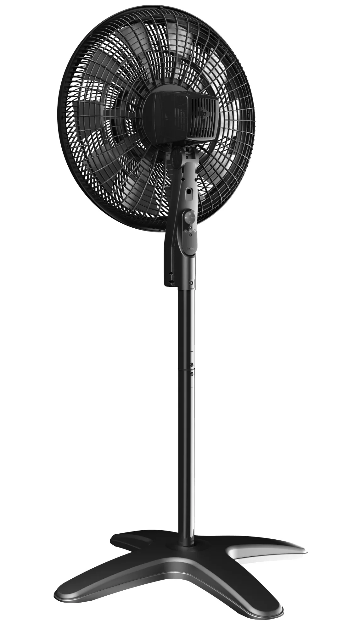 Lasko Windstorm™ 18" 4-speed Pedestal Fan with Remote & Timer (black, model S18654) - Image 4