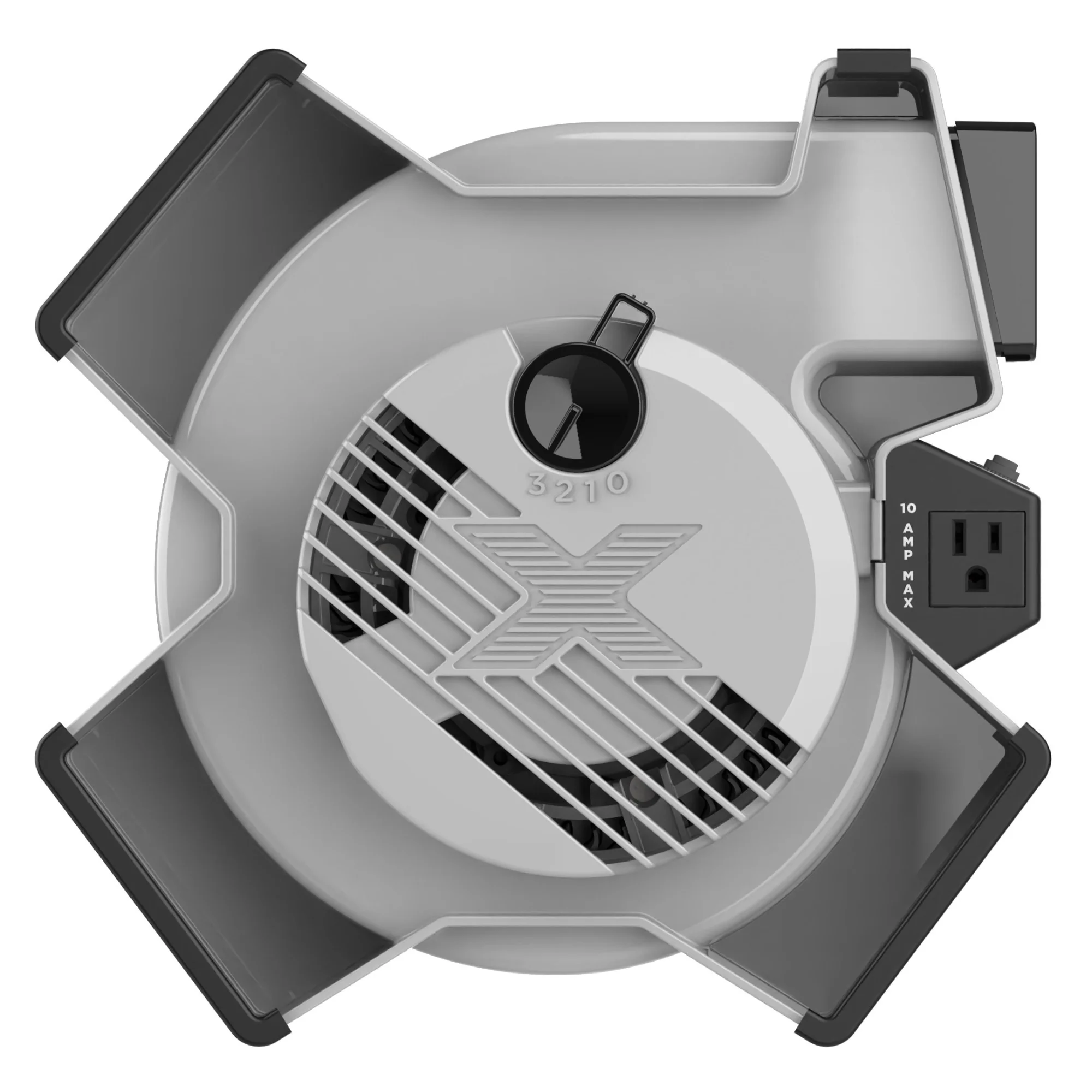 Lasko X-Blower Multi-Position Utility Blower Fan with USB Port, X12904, Gray - Image 6