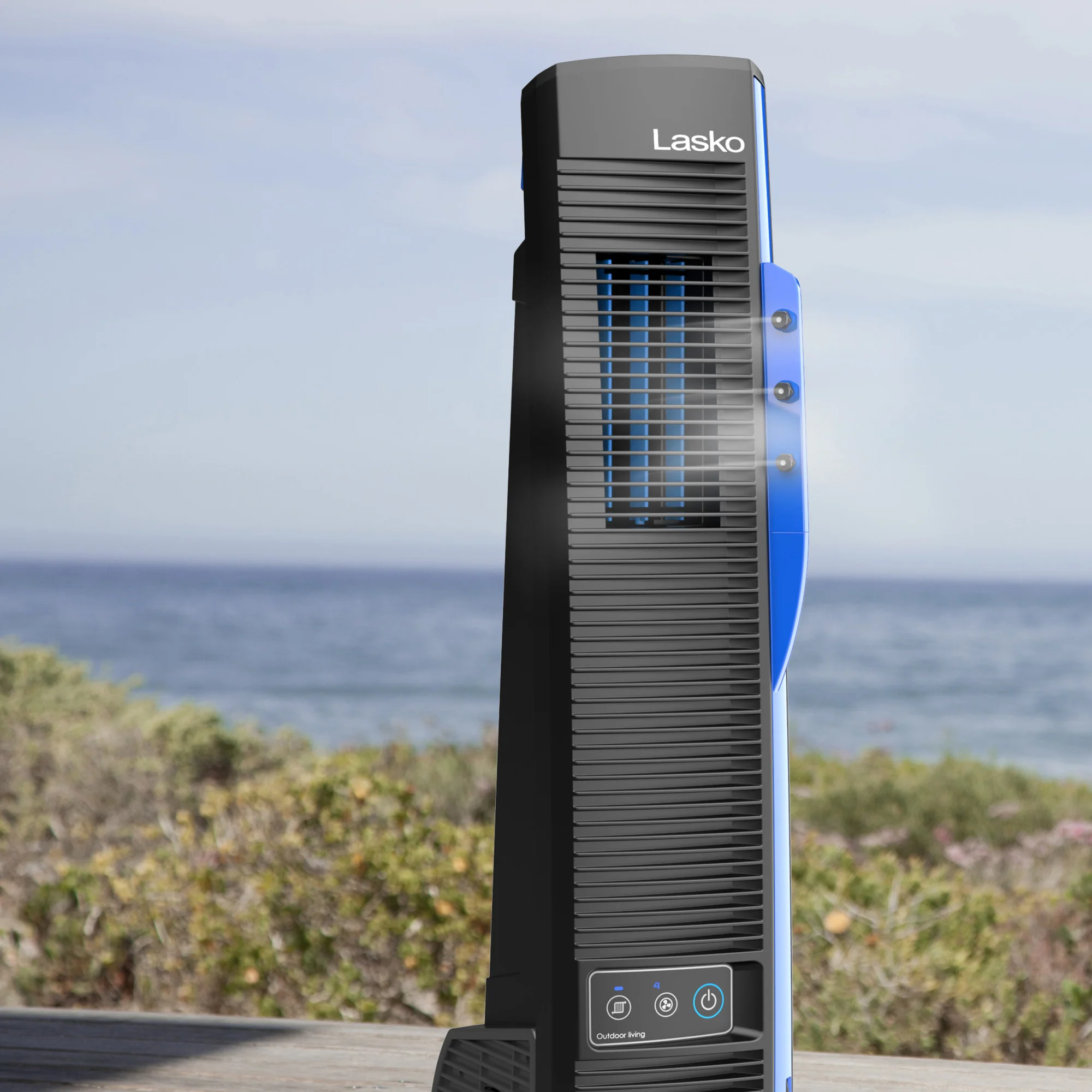 Lasko YF300 42" Misting Outdoor Tower Fan with 10-Foot Power Cord and 4 speeds - Image 12